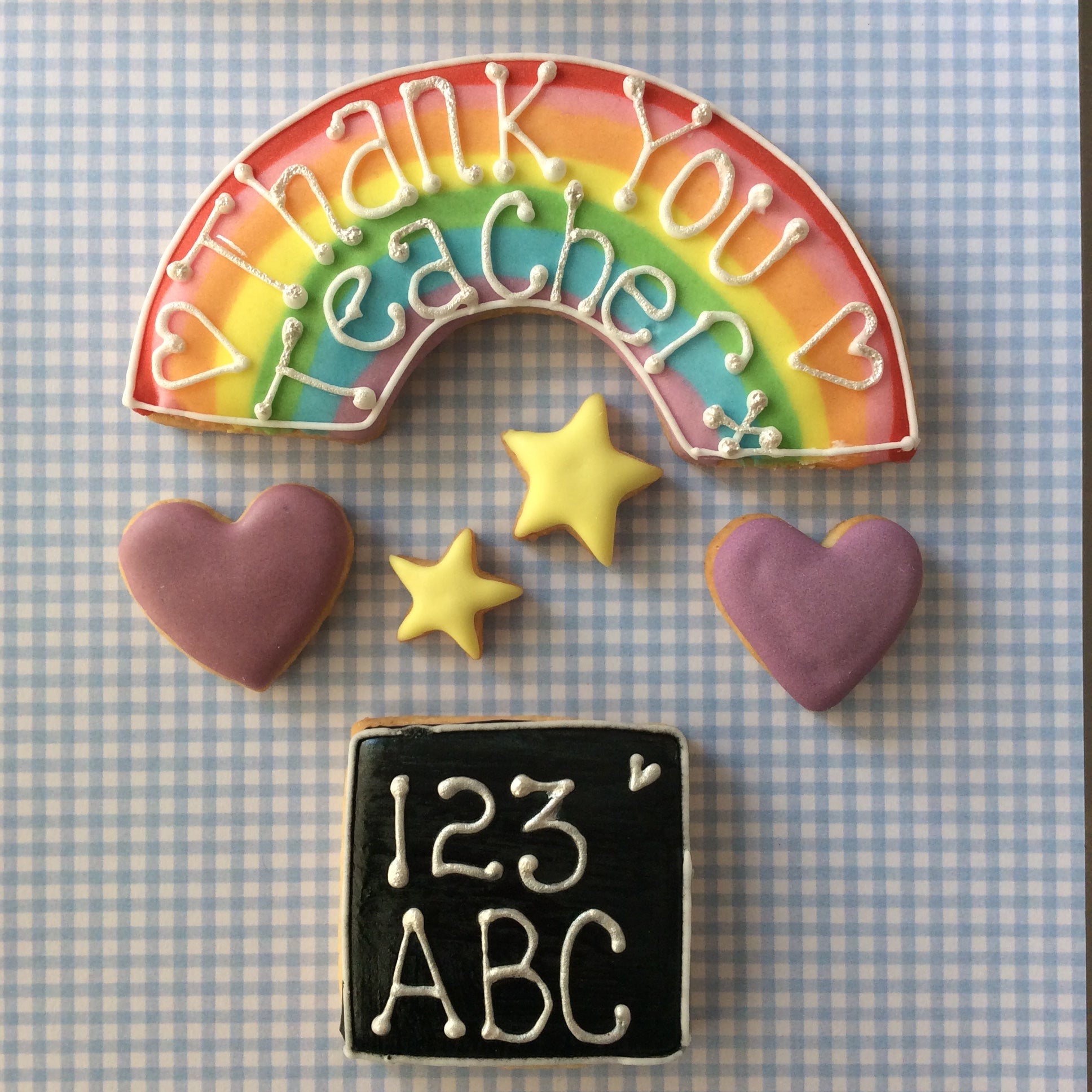 Teacher Blackboard Thank you Cookie Box