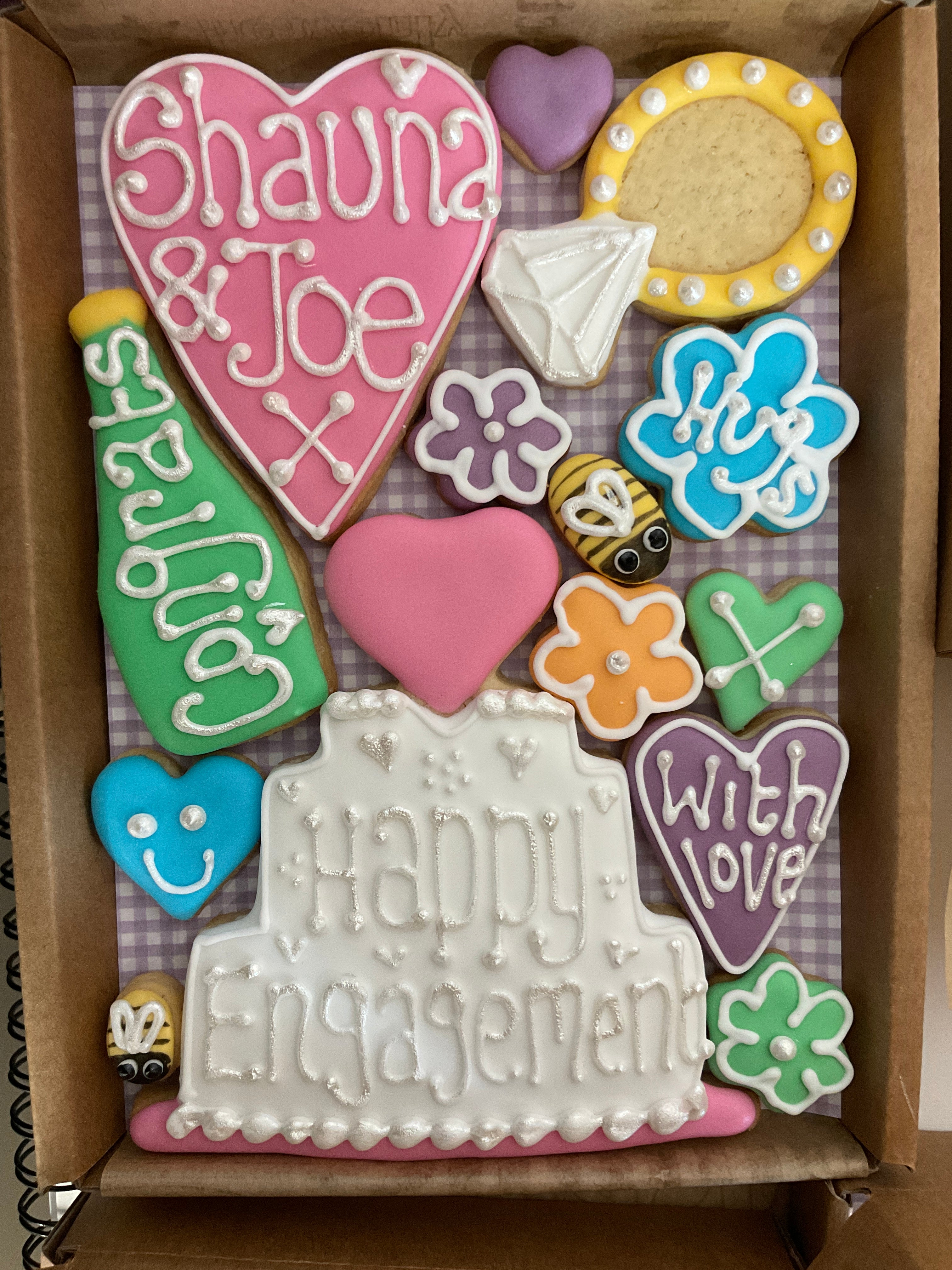 Engagement Cookie box (Medium)