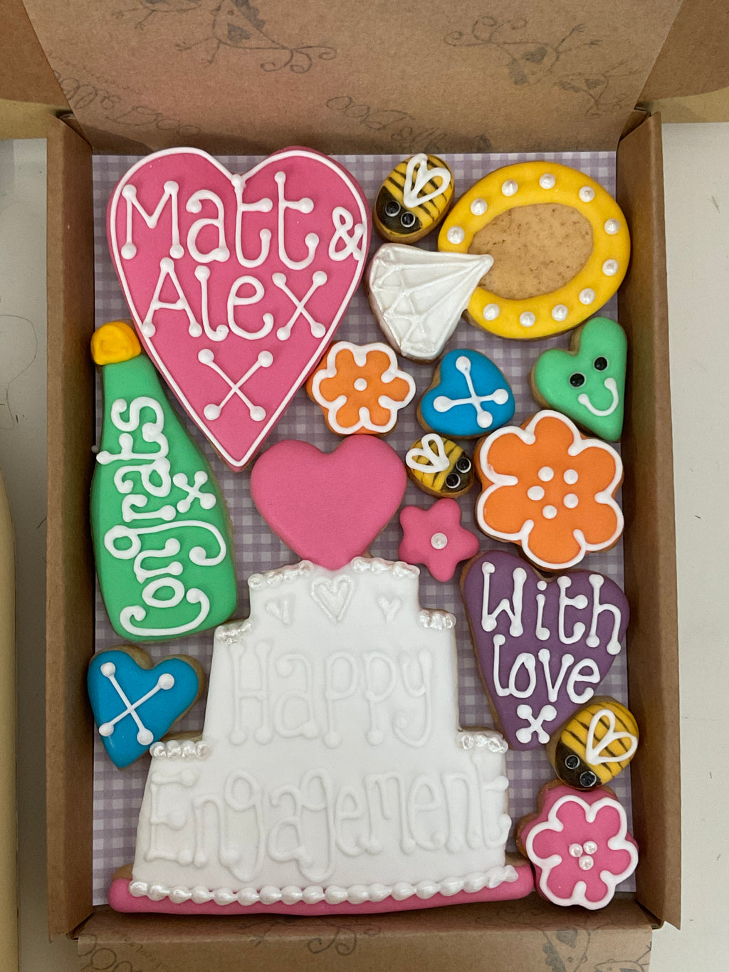 Engagement Cookie box (Medium)