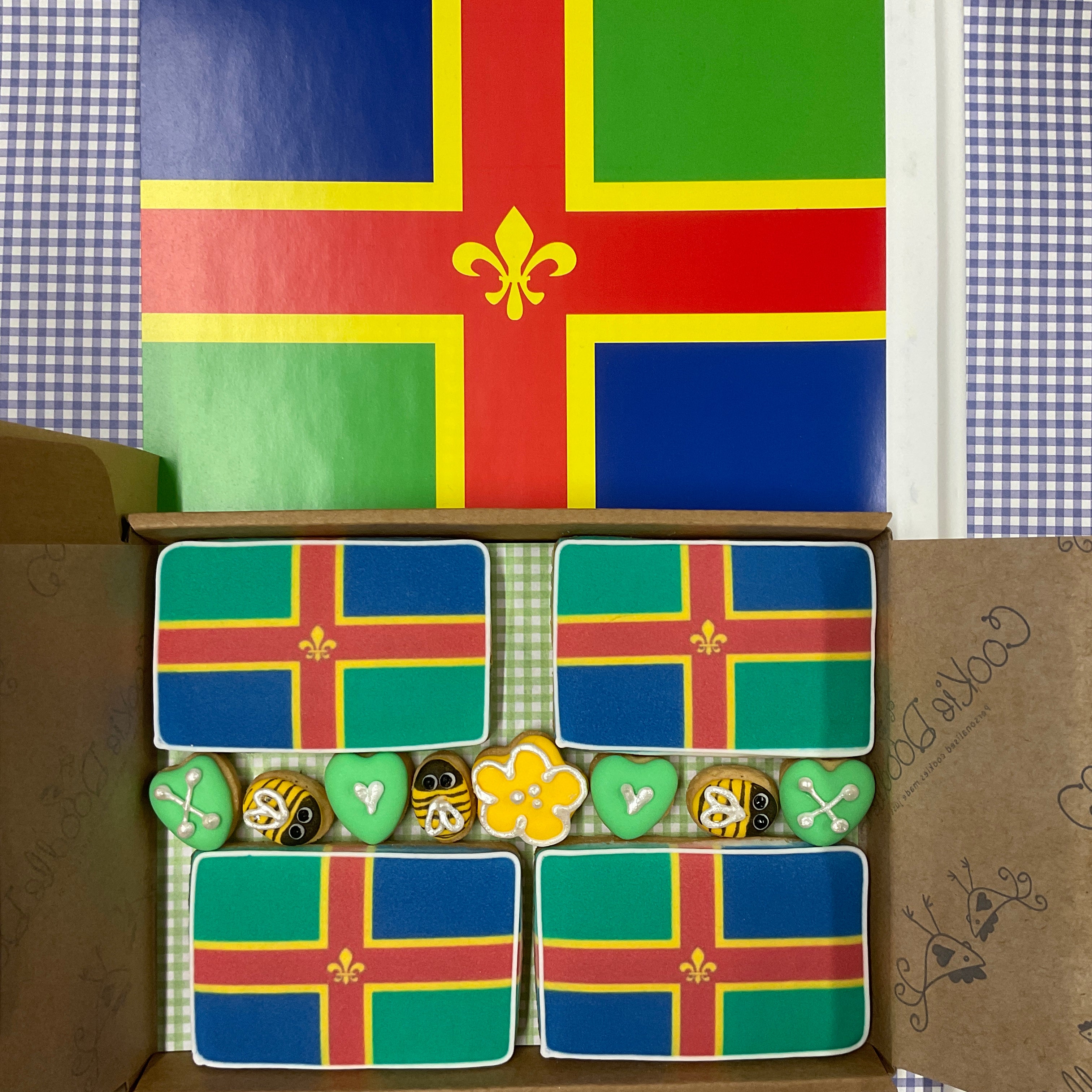 Lincolnshire Day Cookie Box  (Medium)