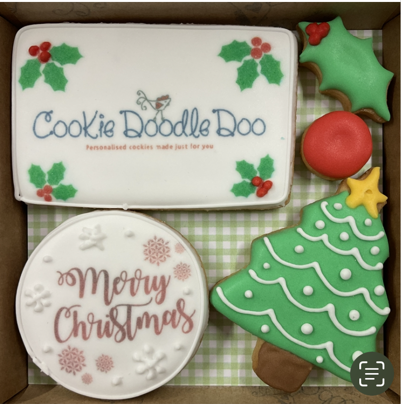 Christmas Corporate Cookie Box (Small)