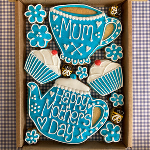 Mum -Tea set Cookie Box (Medium)