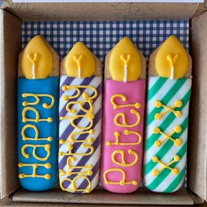 Birthday Candles Cookie Card - Little Box of Joy