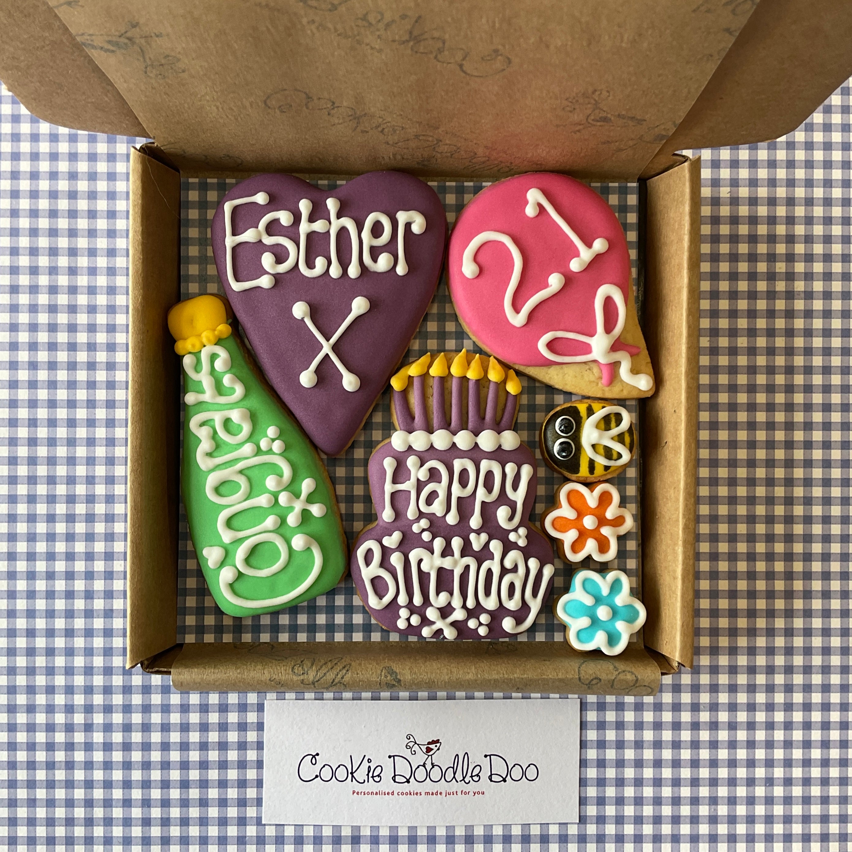 Congrats Birthday Cookie Box (small)