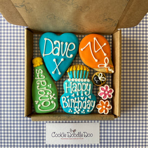 Congrats Birthday Cookie Box (small)