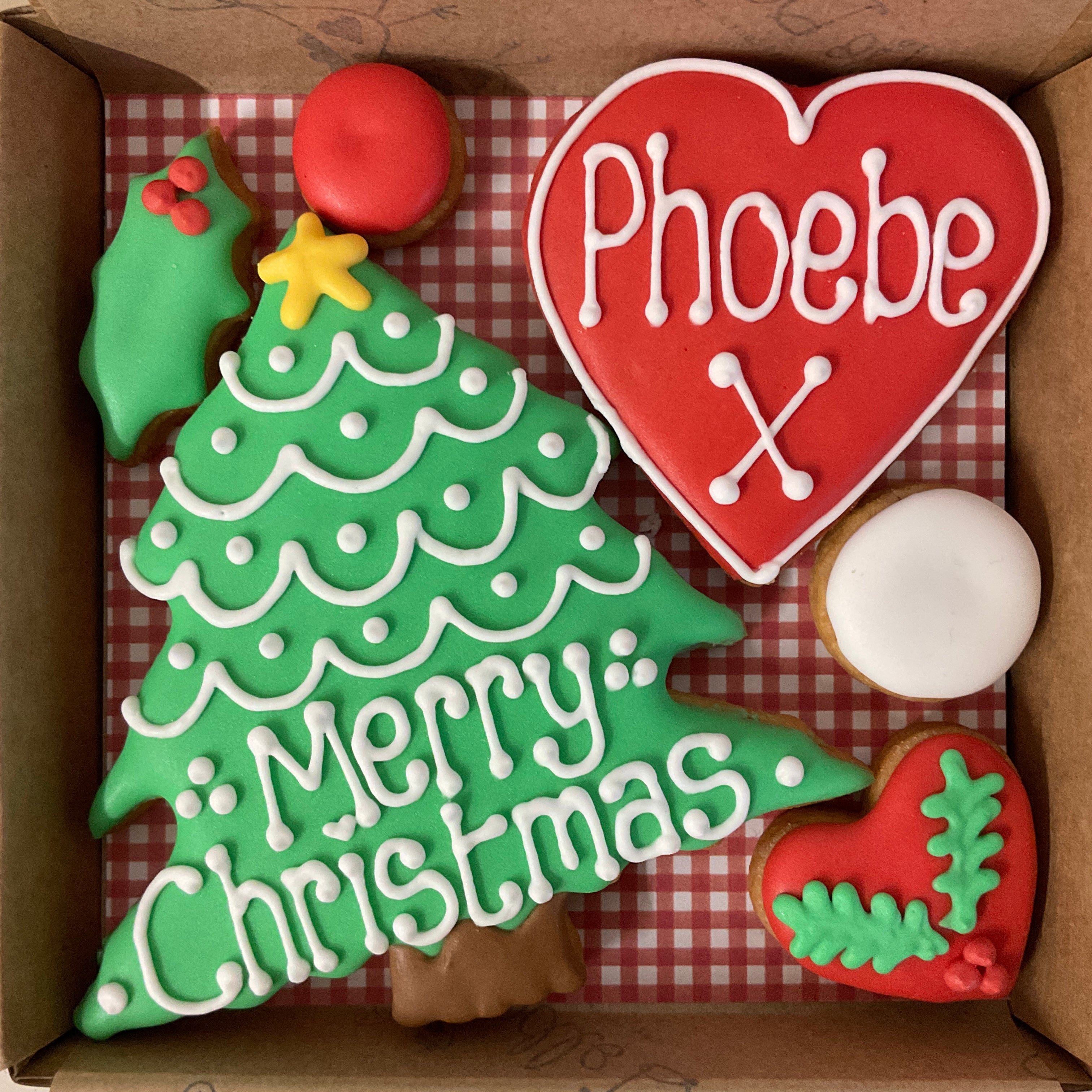 Christmas Tree Cookie Box