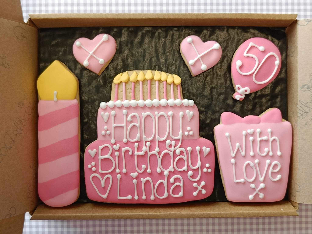 Birthday Treats Cookie Box (Medium)