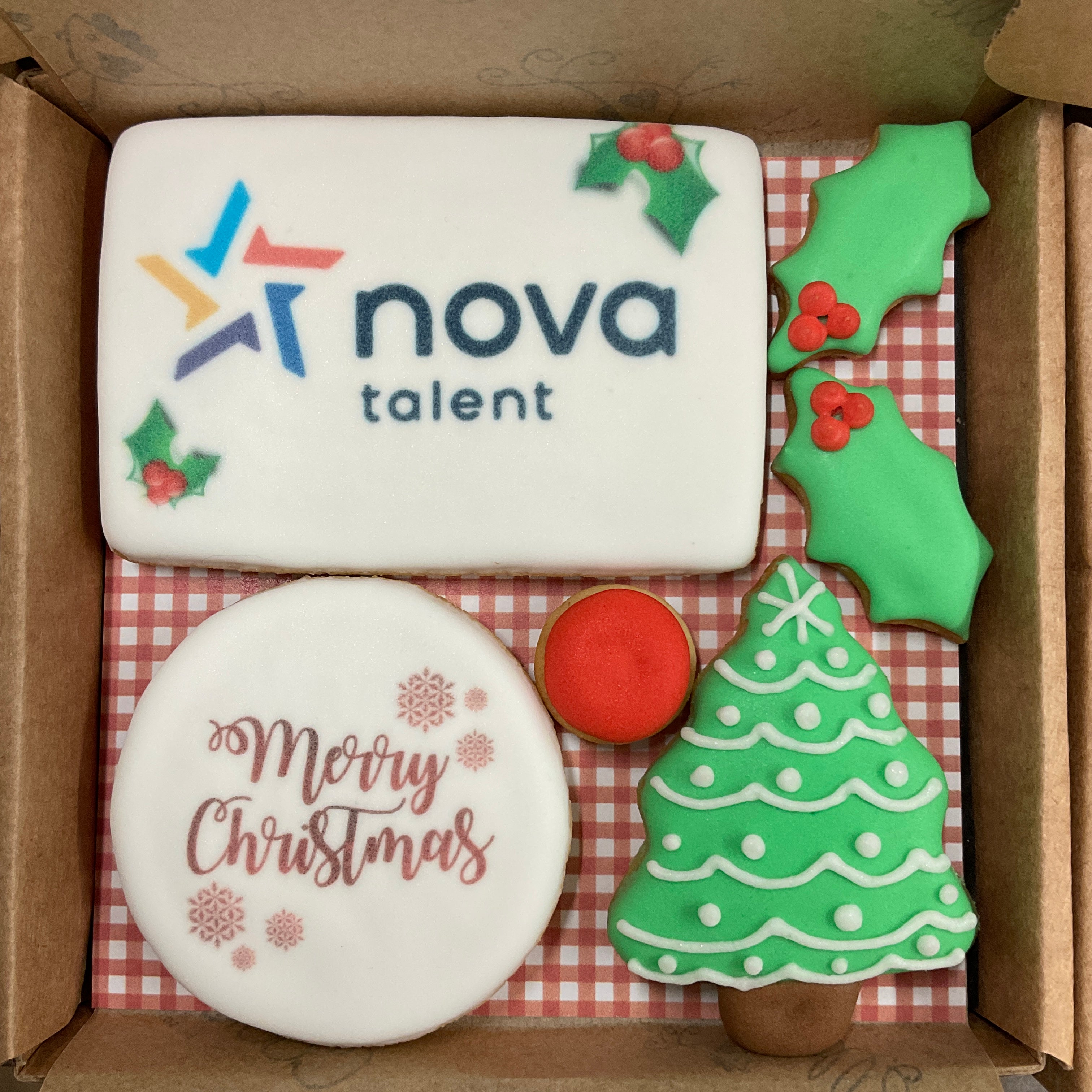 Christmas Corporate Cookie Box (Small)