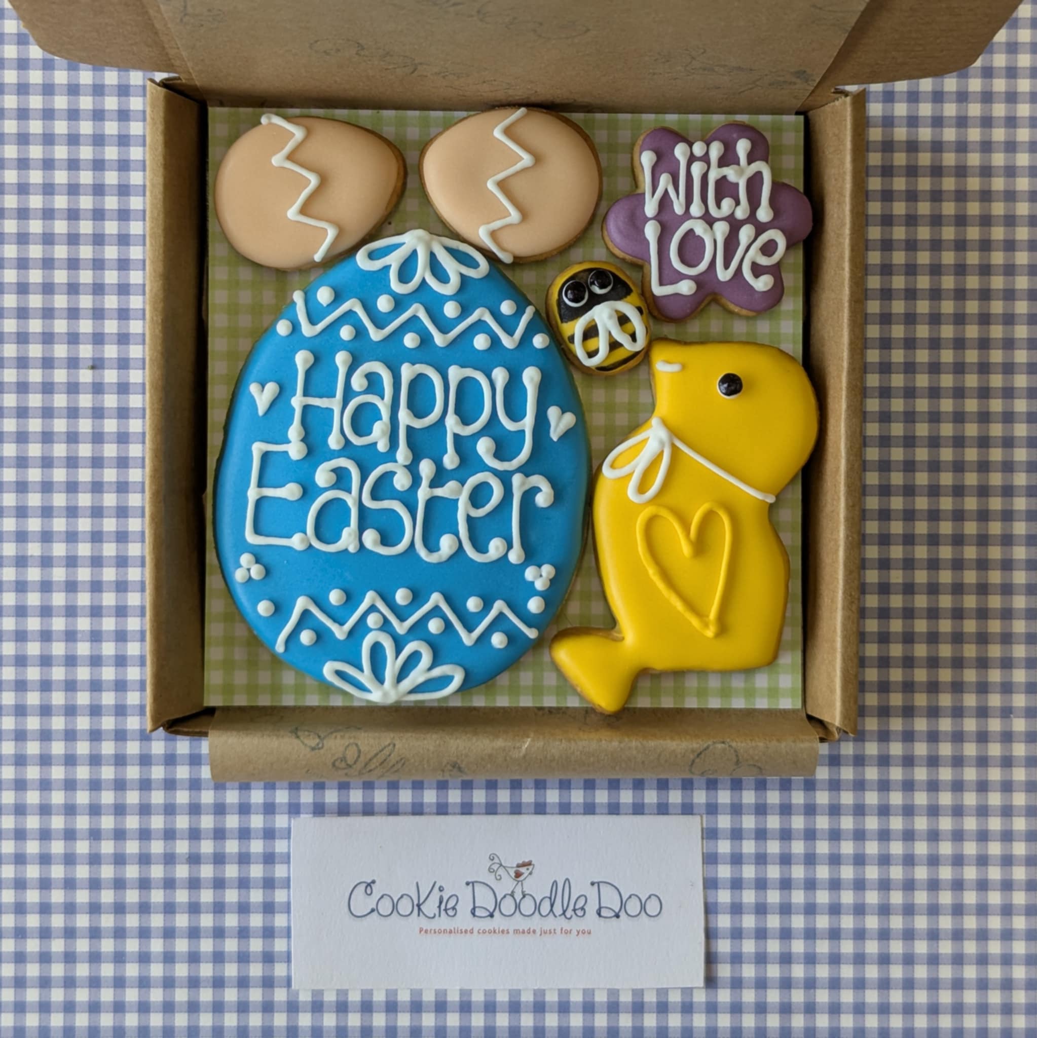 Easter Egg & Little Chick Cookie Box