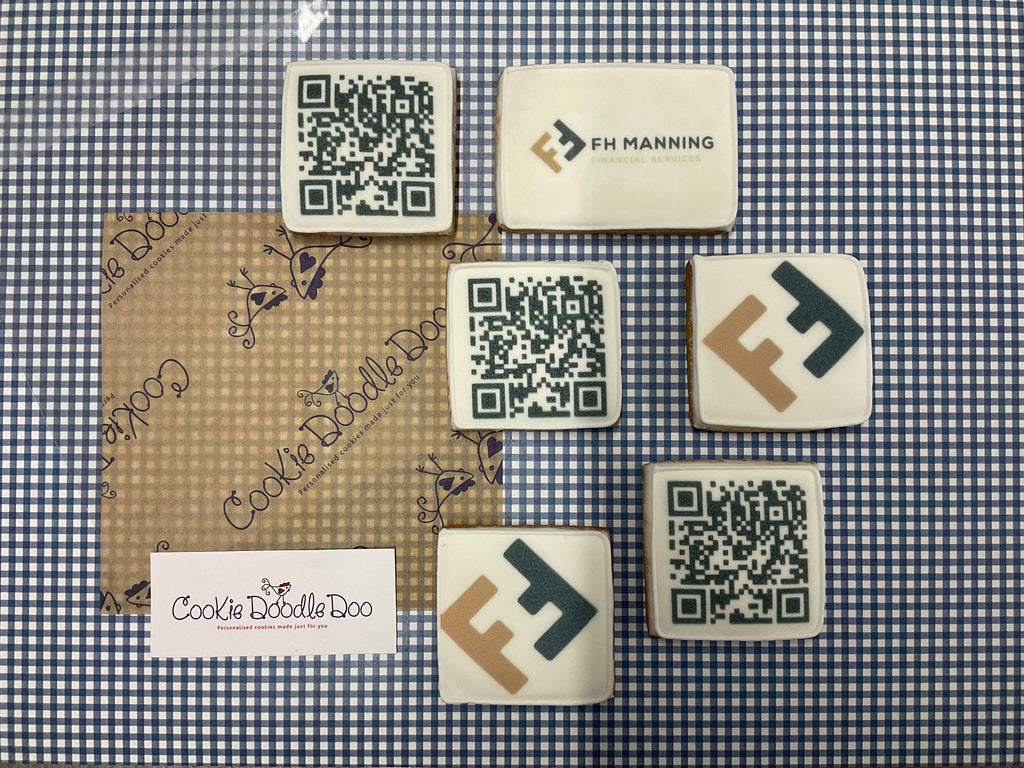 QR Code Cookie Campaign Corporate cookies