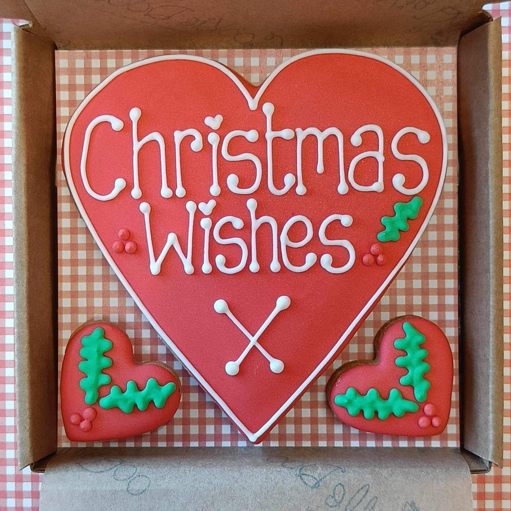 Christmas Loveheart Cookie Box