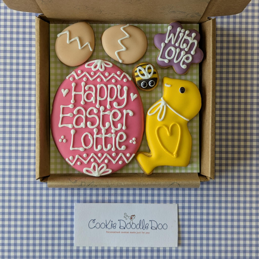 Easter Egg & Little Chick Cookie Box