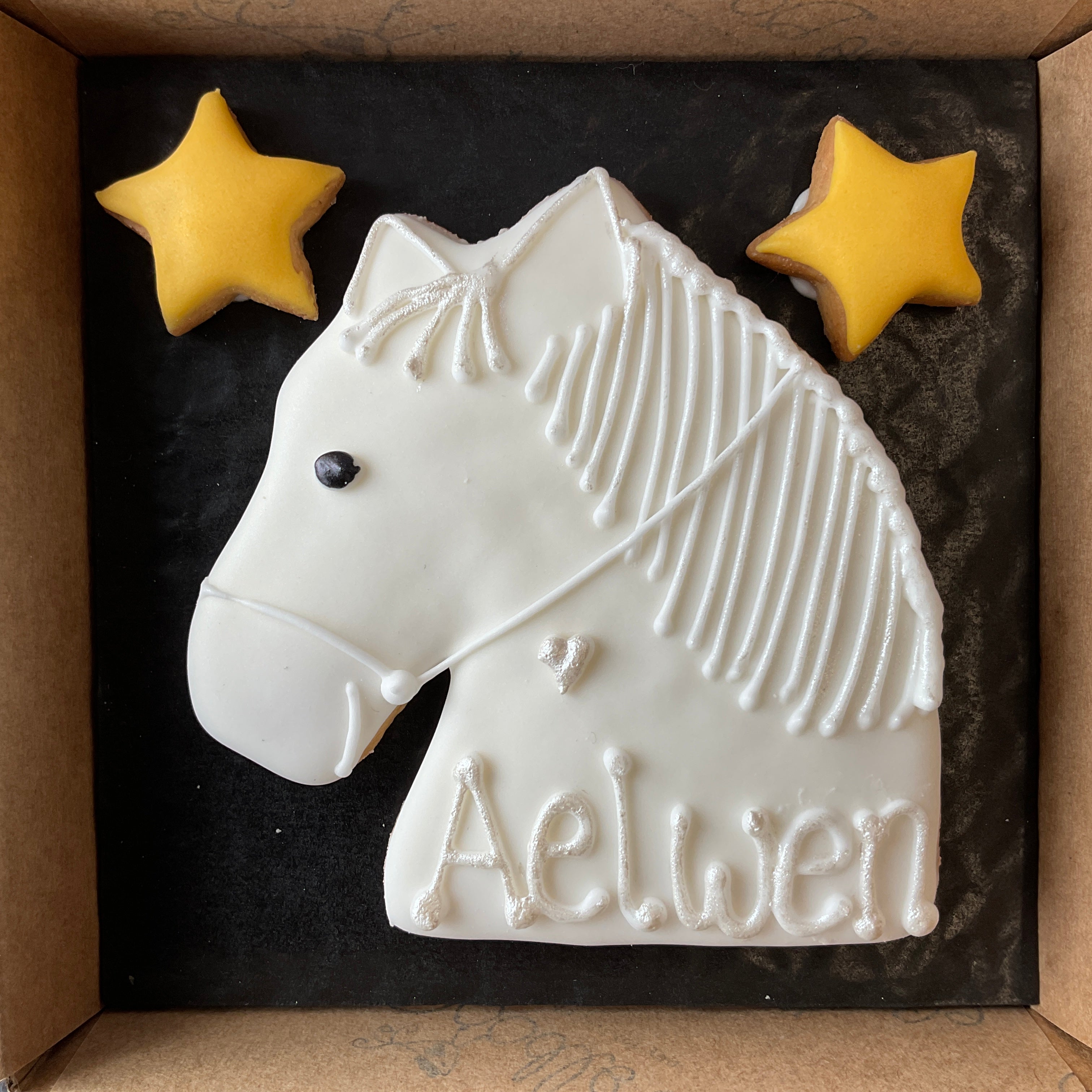 Horse, Pony, personalised Cookie
