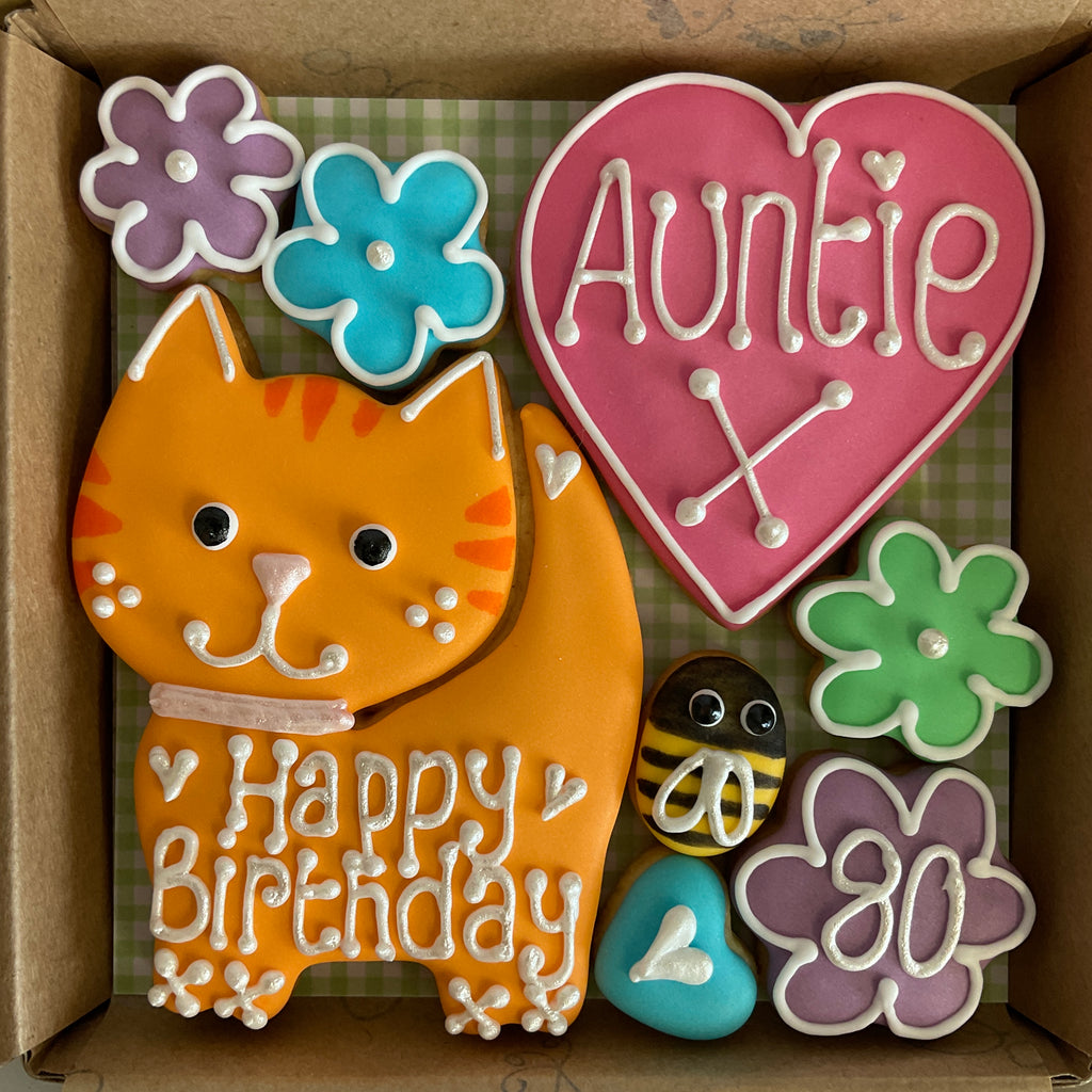 Cat lovers Cookie Box- A Little Box of Joy