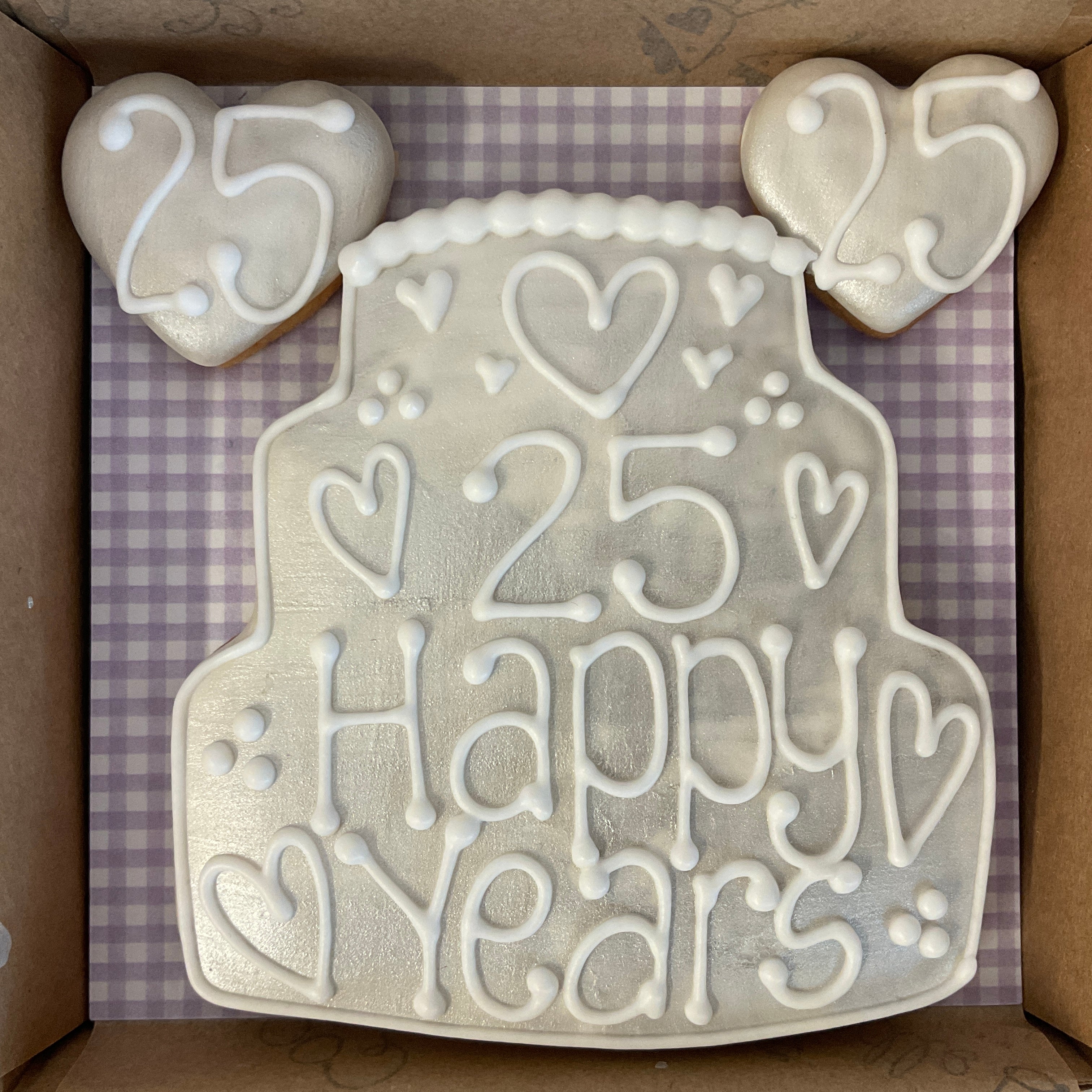 Wedding /Anniversary Cake Cookie Card - Little Box of Joy