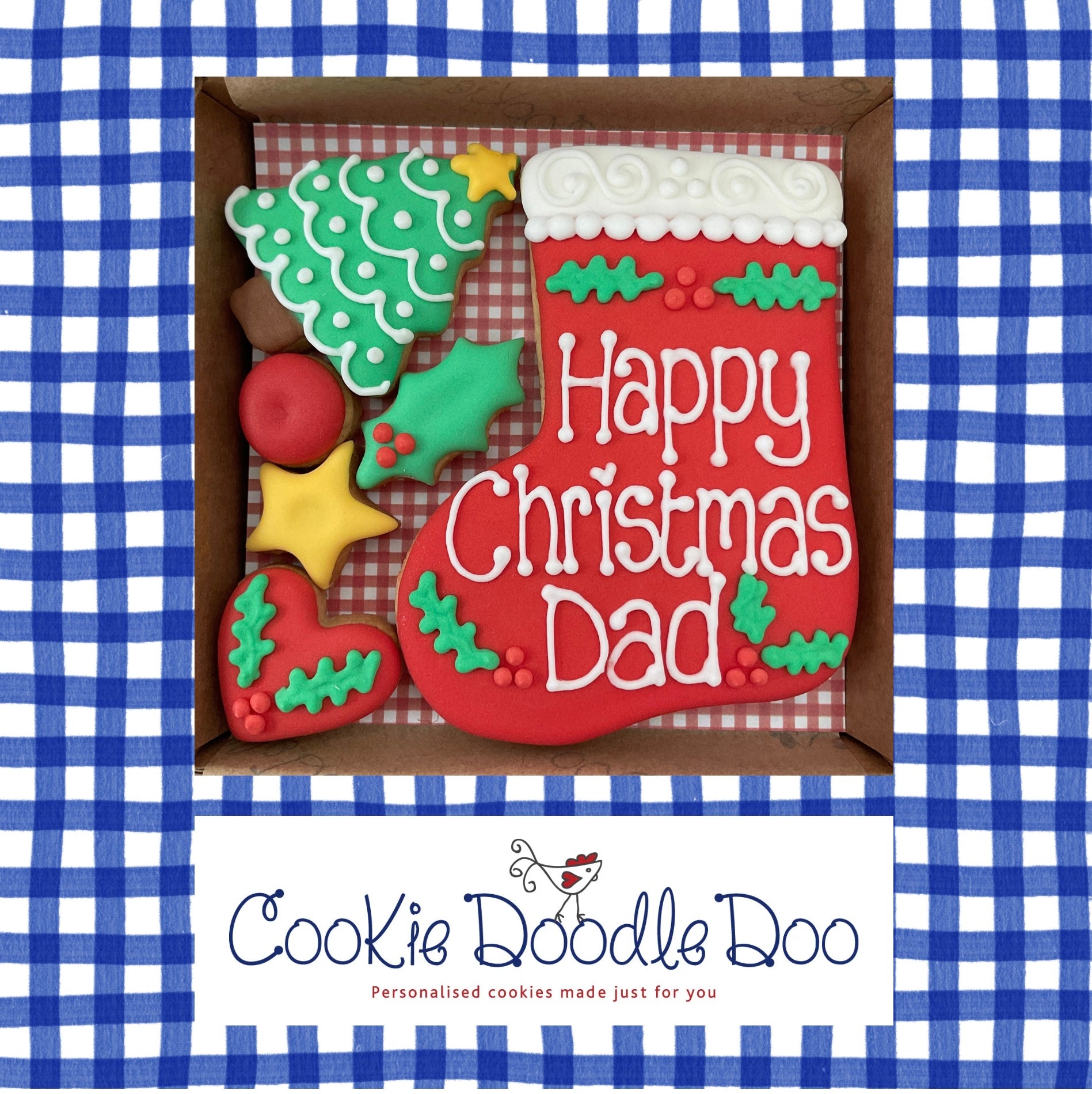 Christmas Stocking Cookie Box