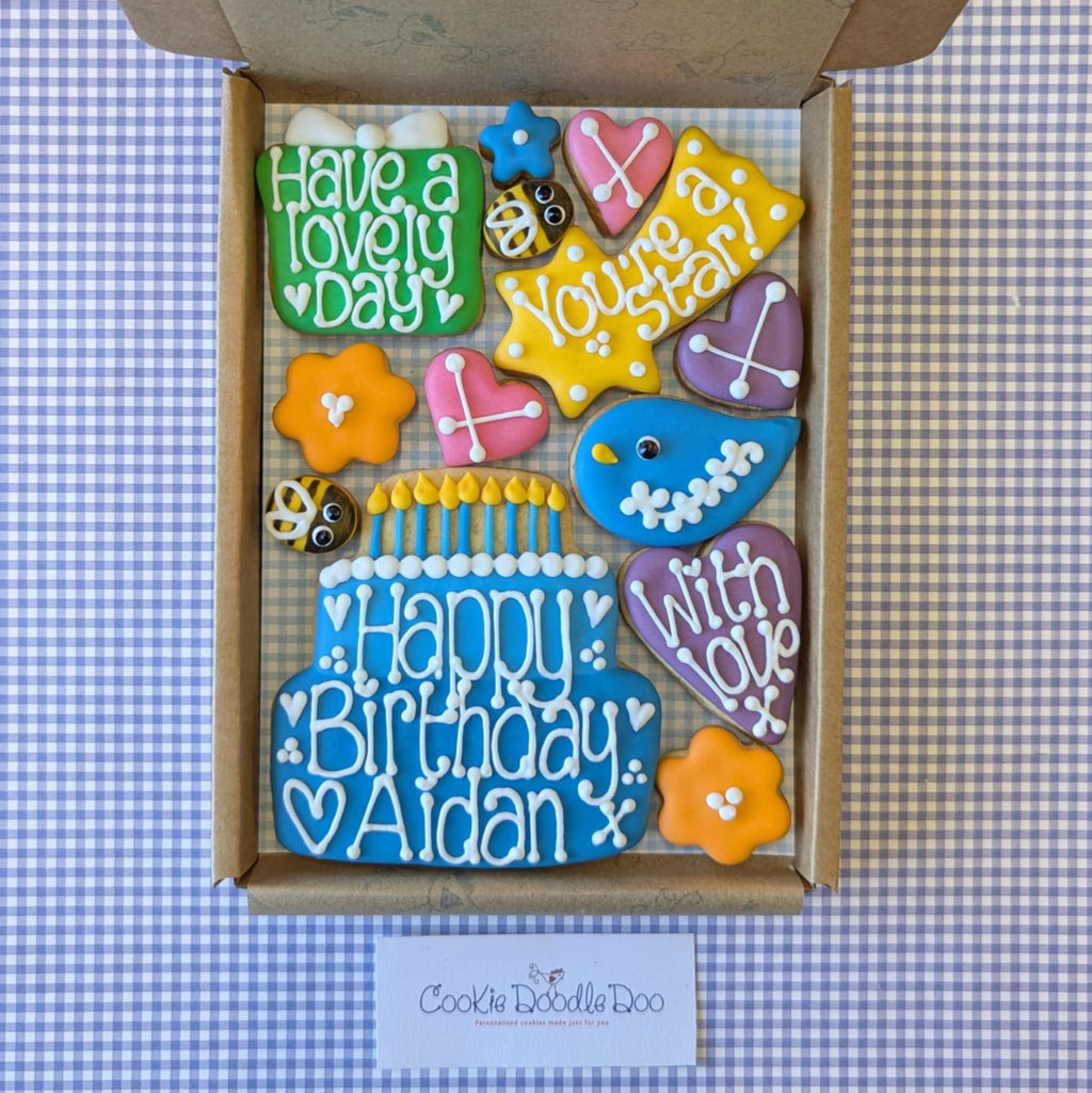 Birthday Cookie Box (Medium)