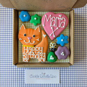 Cat lovers Cookie Box- A Little Box of Joy