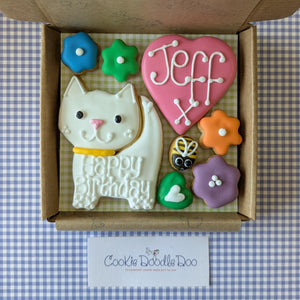 Cat lovers Cookie Box- A Little Box of Joy