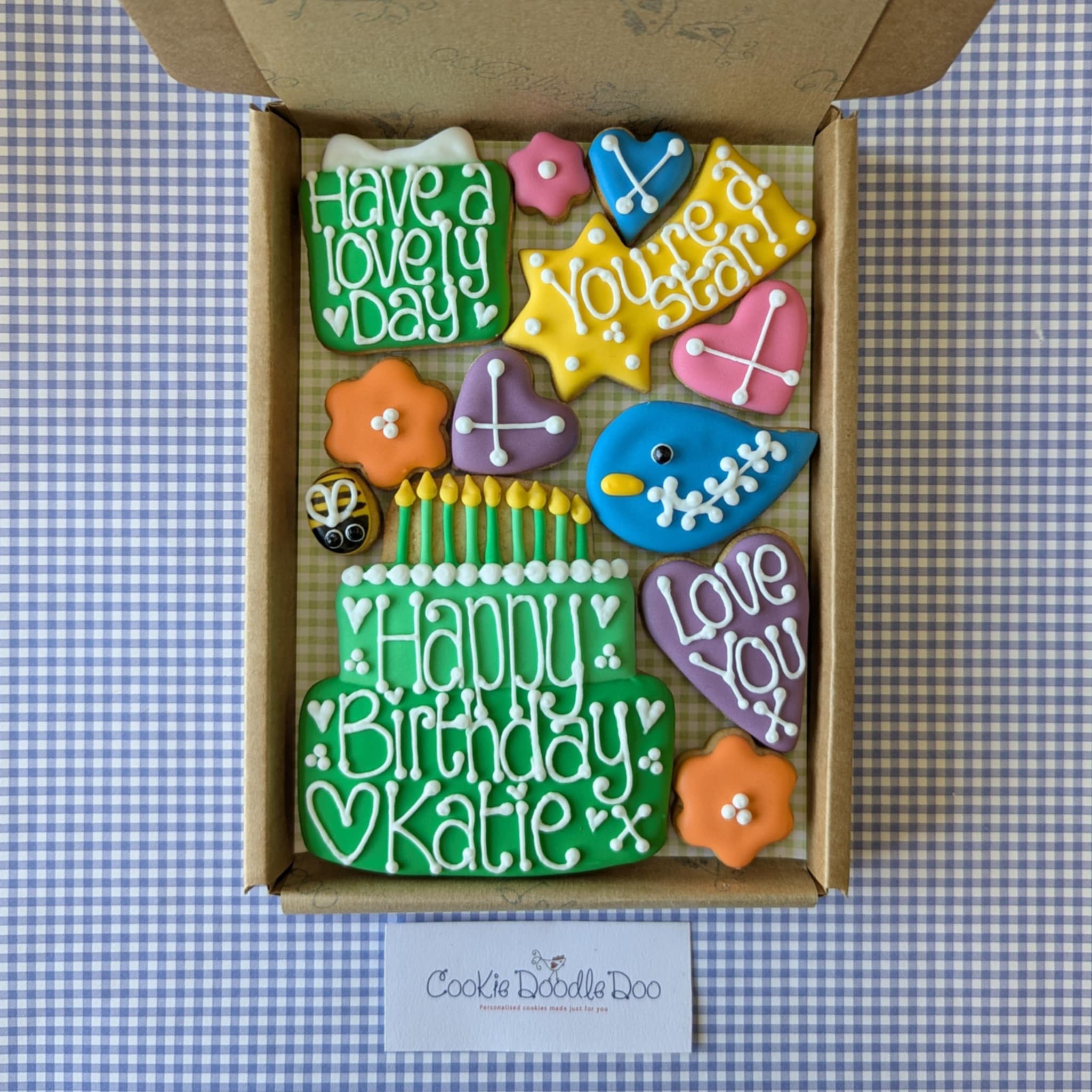 Birthday Cookie Box (Medium)