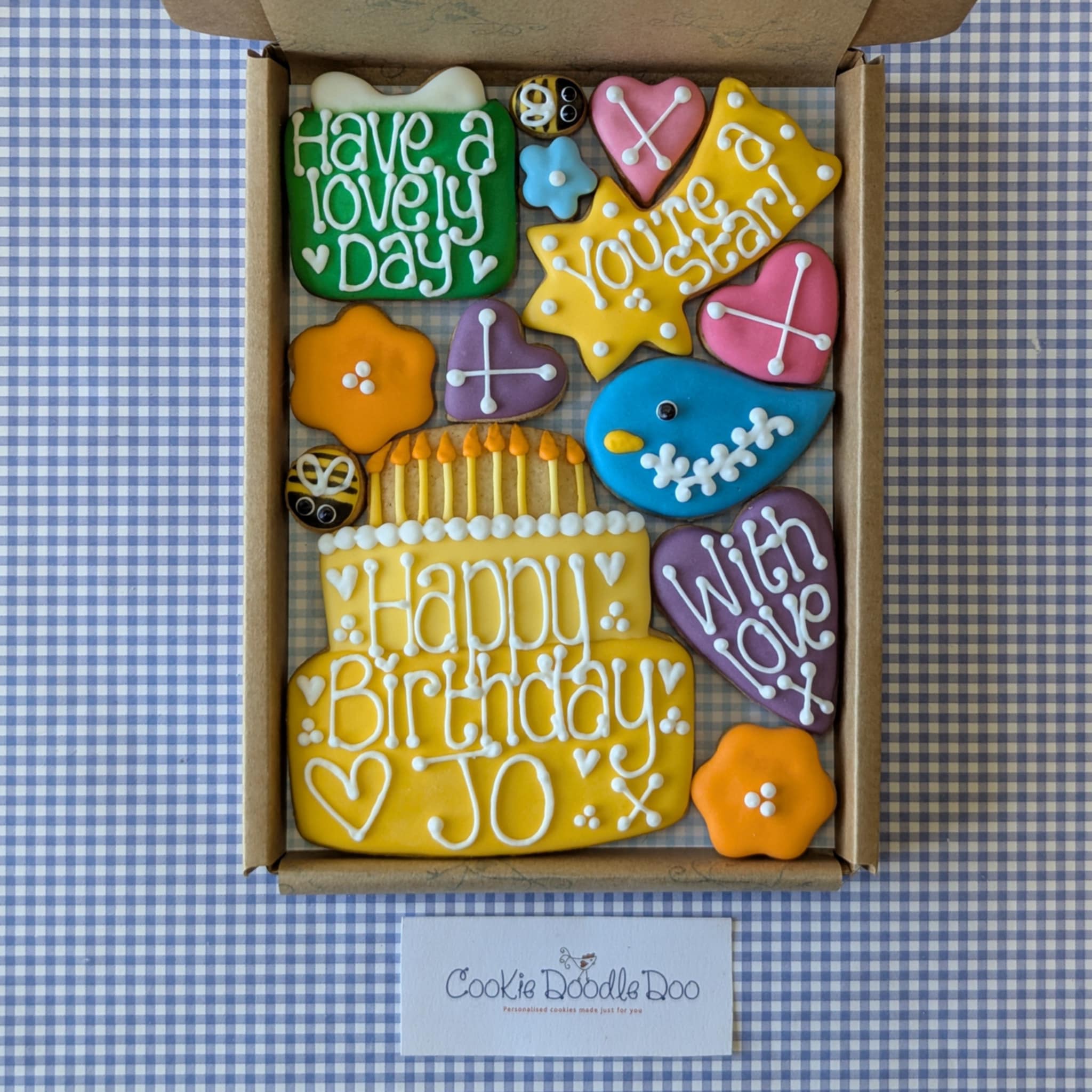 Birthday Cookie Box (Medium)