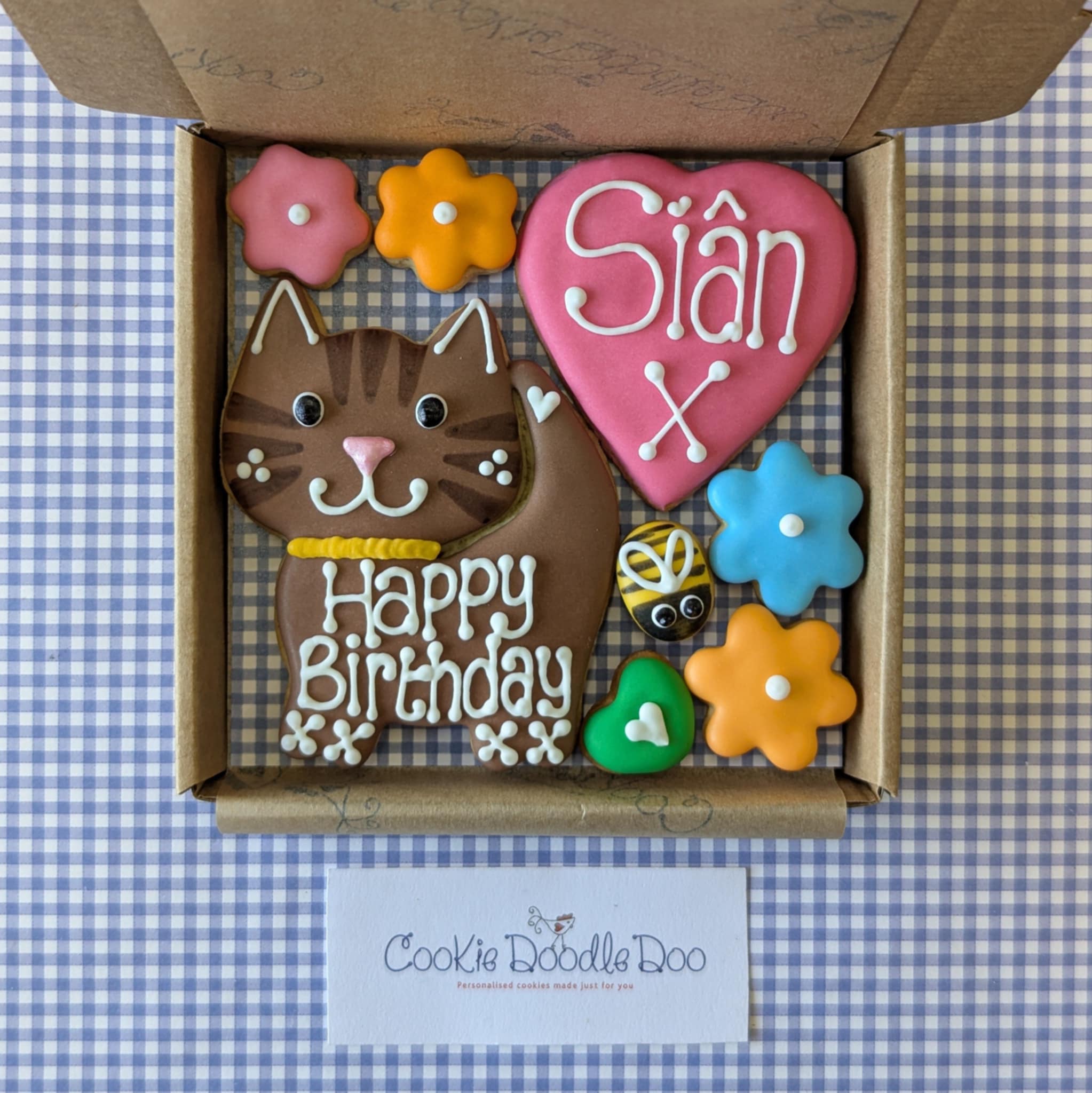 Cat lovers Cookie Box- A Little Box of Joy