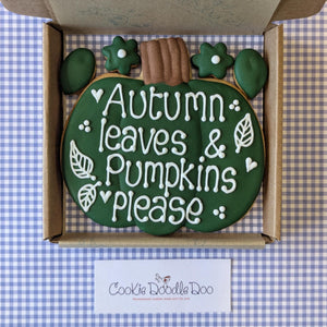 Cute Autumn Pumpkin - Little box of Joy