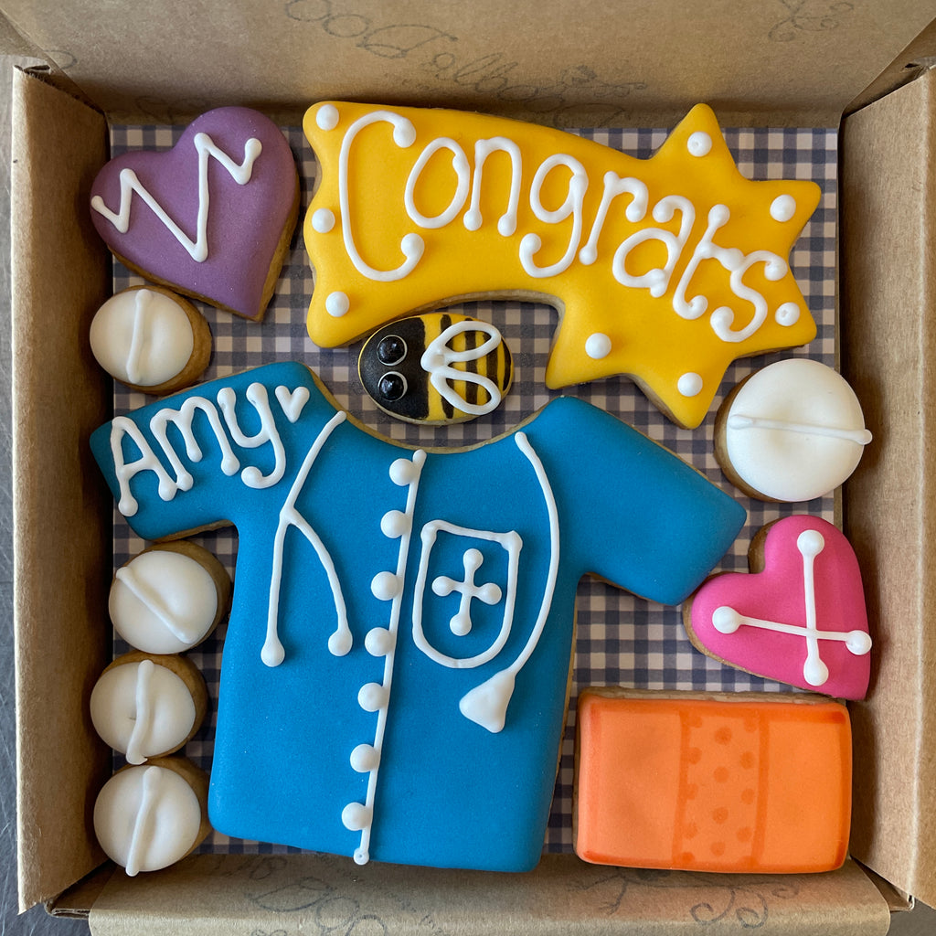 Dr, Nurse, Carer Thank You Cookie Box