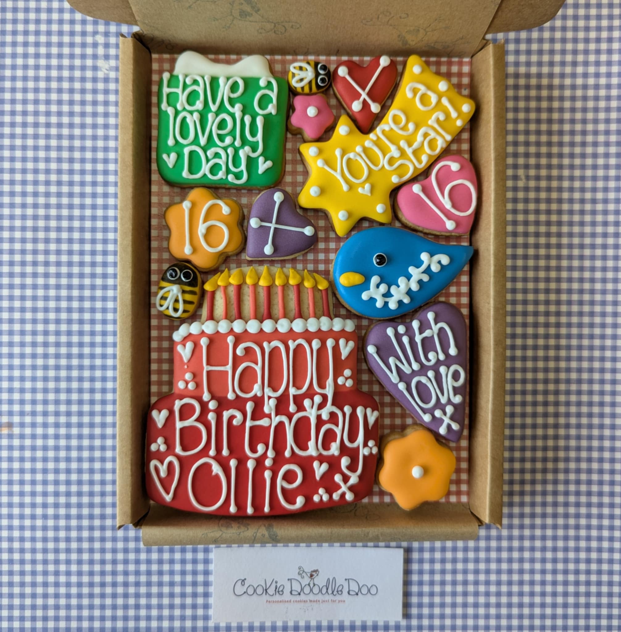 Birthday Cookie Box (Medium)
