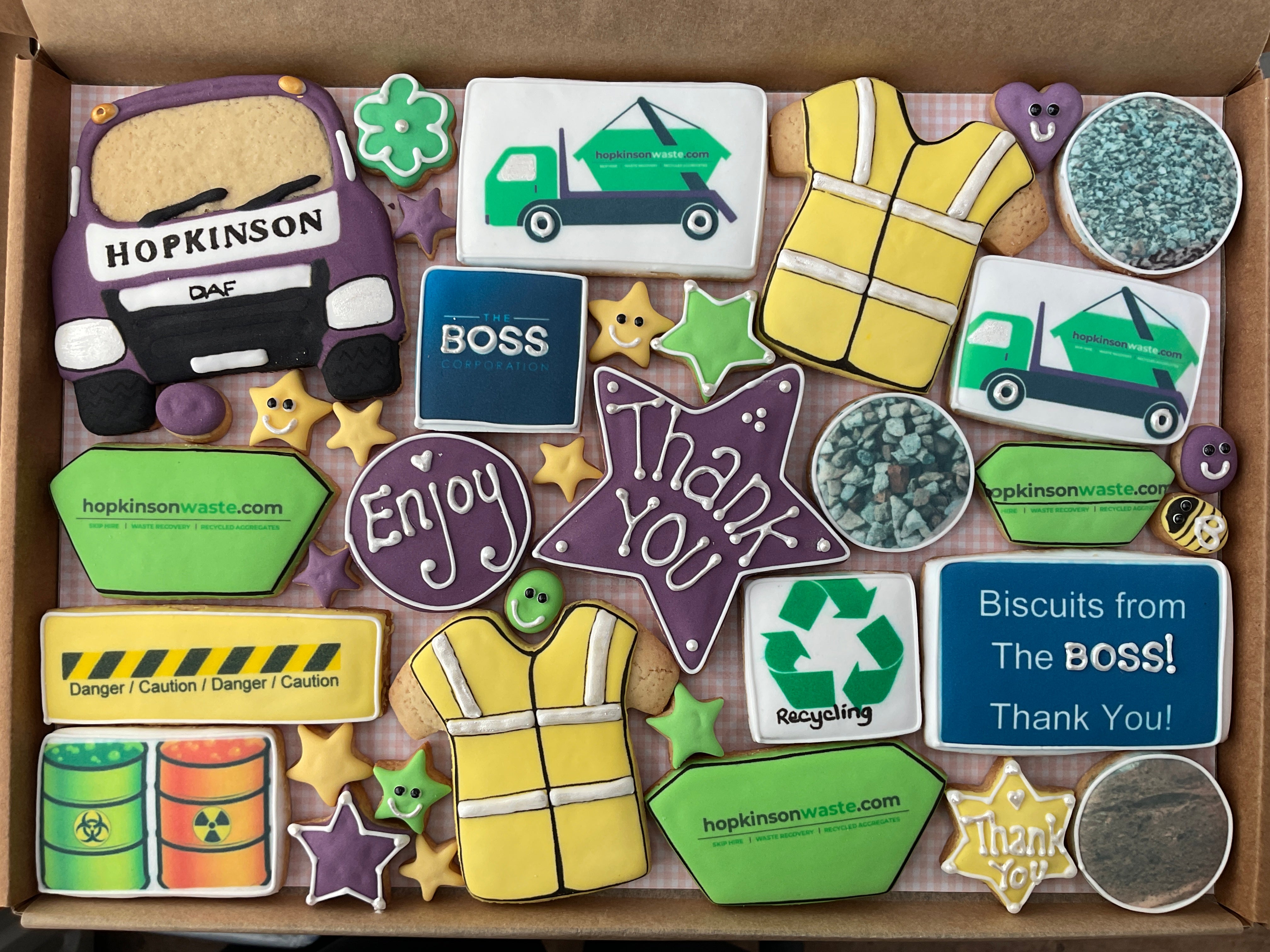 Corporate Bespoke Cookie Box - A Story in a Box (extra Large)