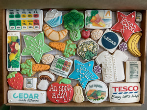 Corporate Bespoke Cookie Box - A Story in a Box (extra Large)