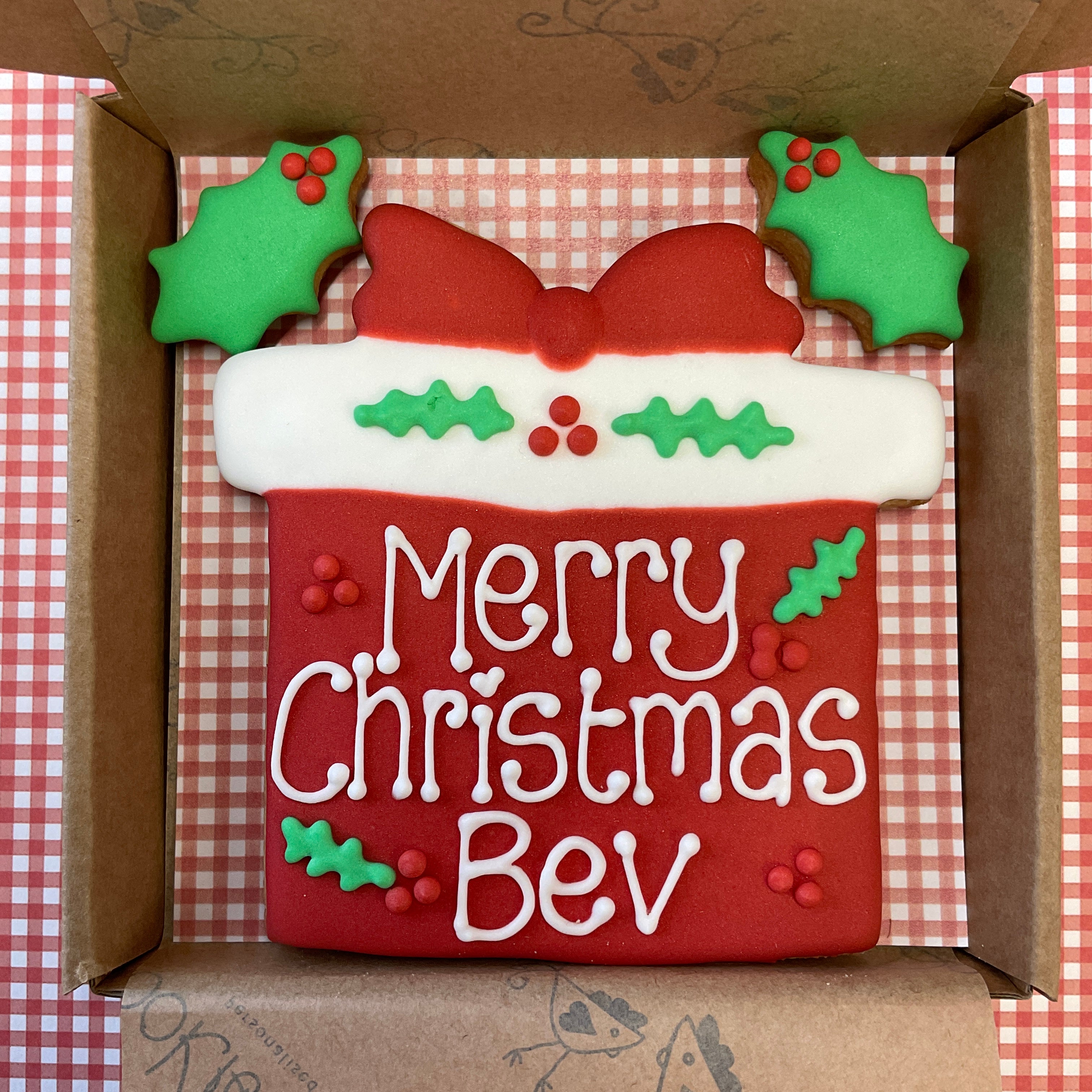 Christmas Present Cookie Box