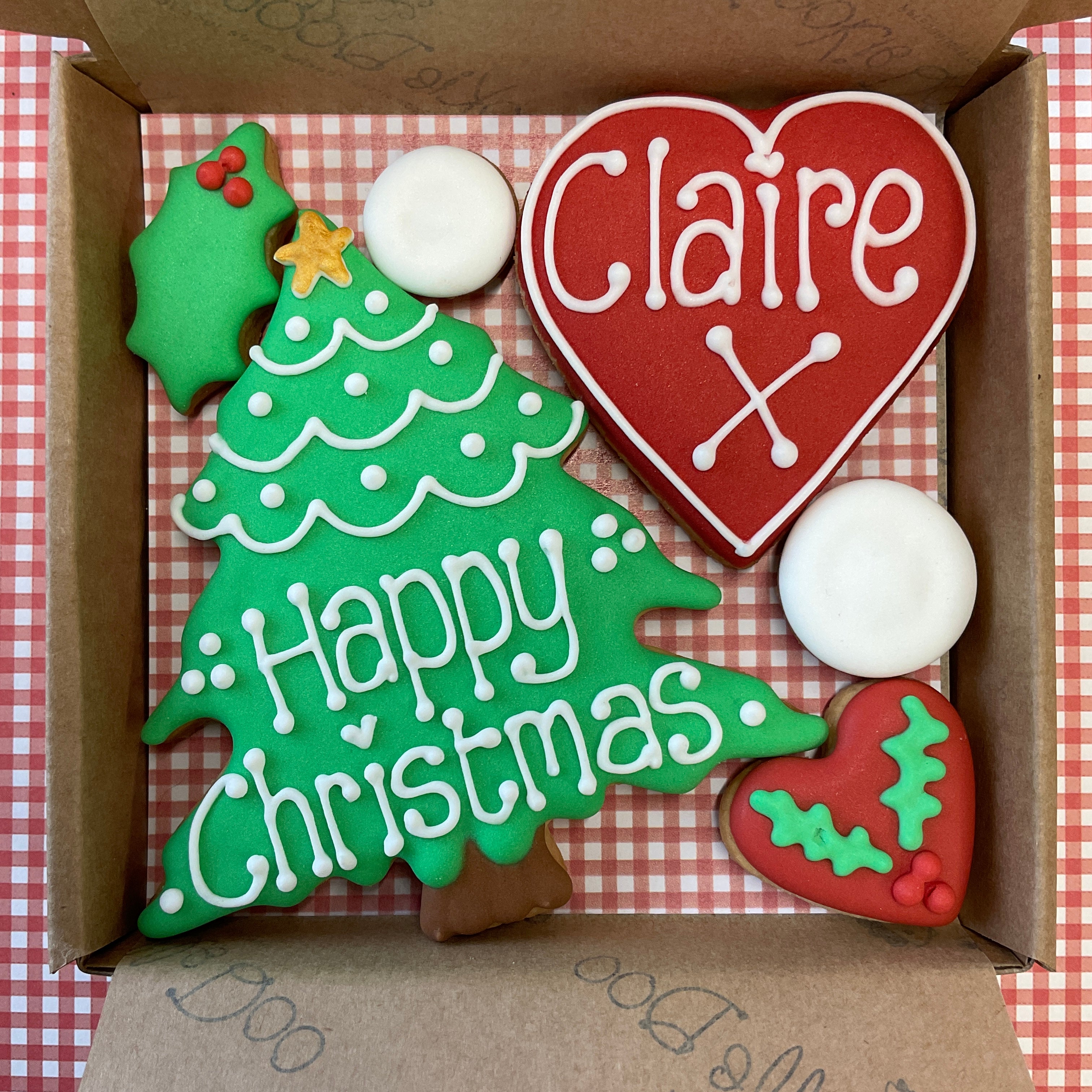 Christmas Tree Cookie Box
