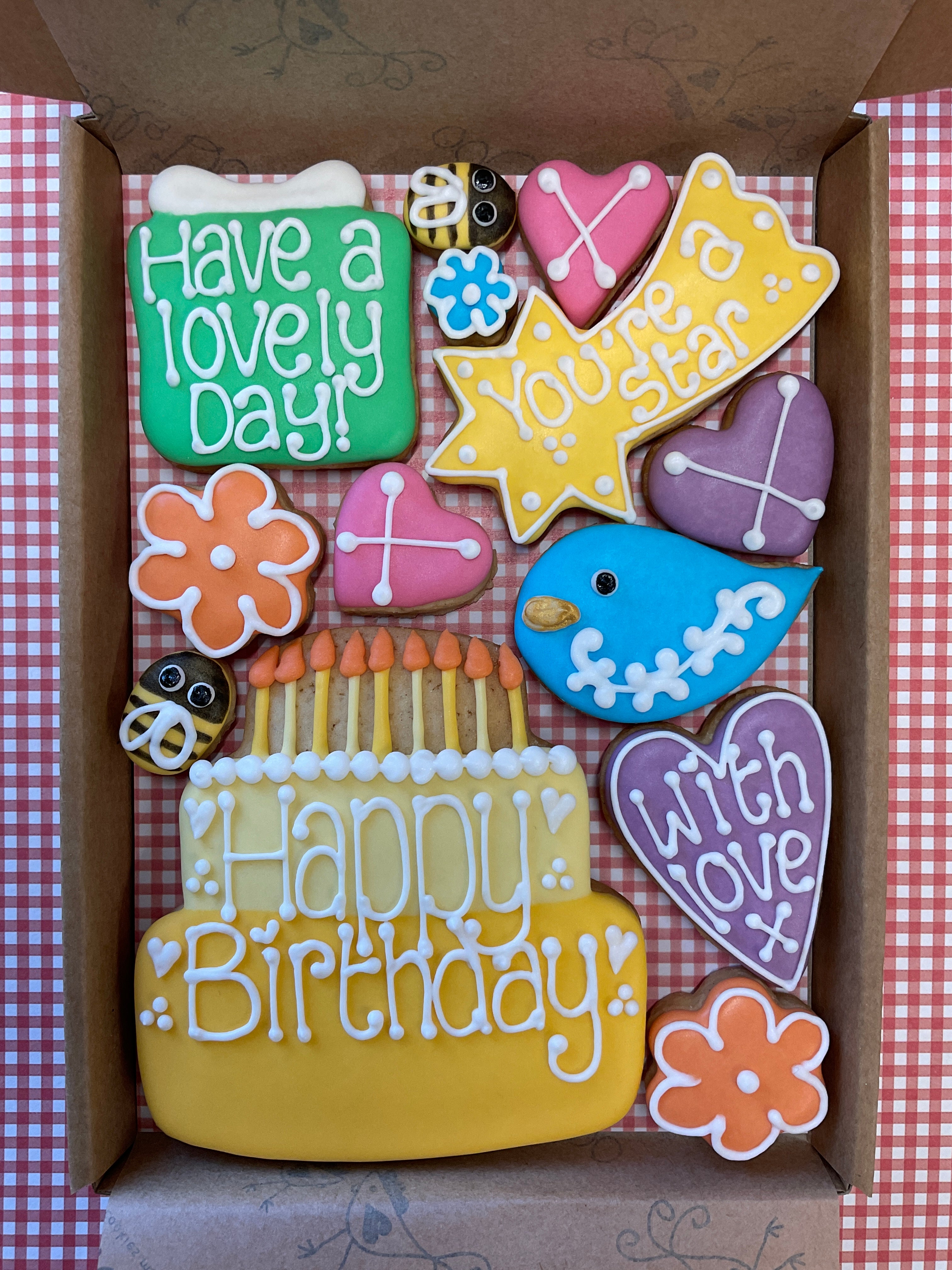 Birthday Cookie Box (Medium)