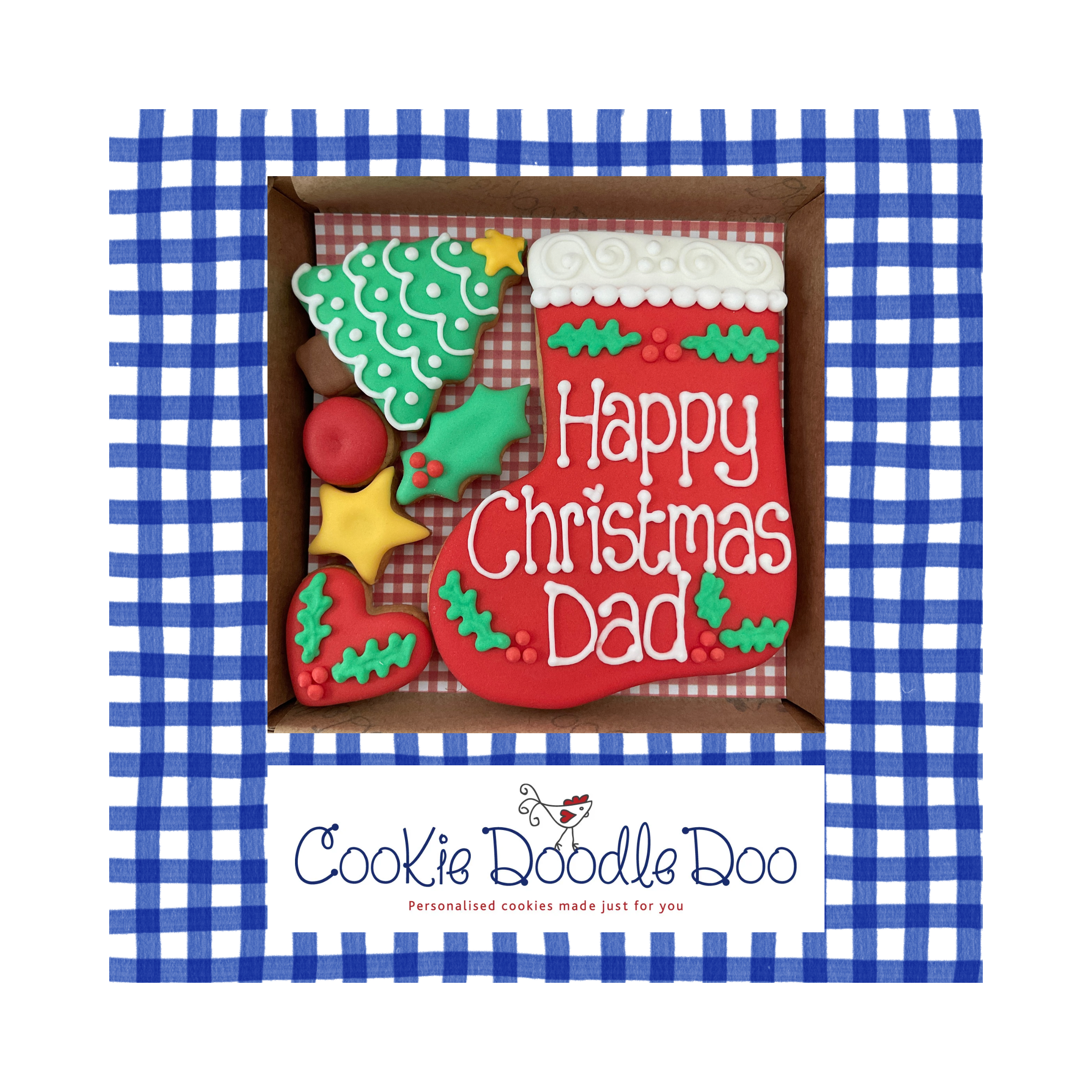 Christmas Stocking Cookie Box