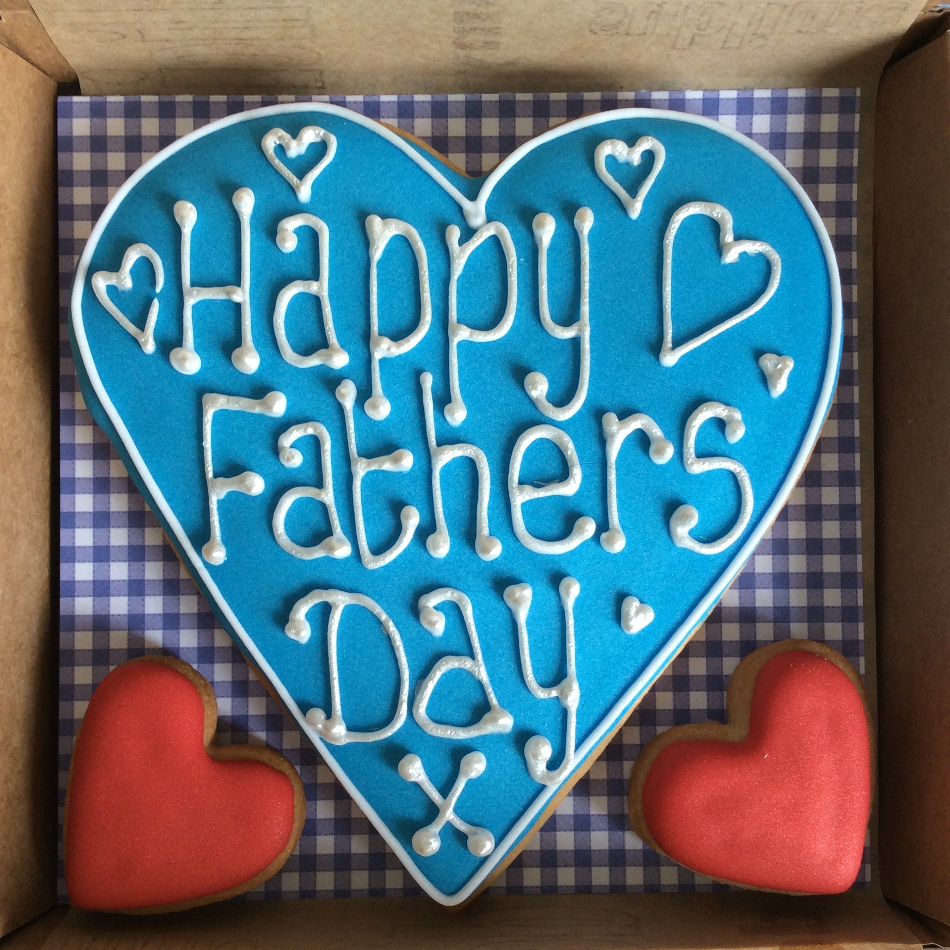 Love Heart Cookie Happy Fathers Day
