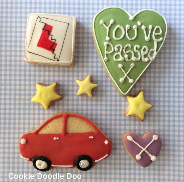 You've Passed - Driving Test Congrats cookie box
