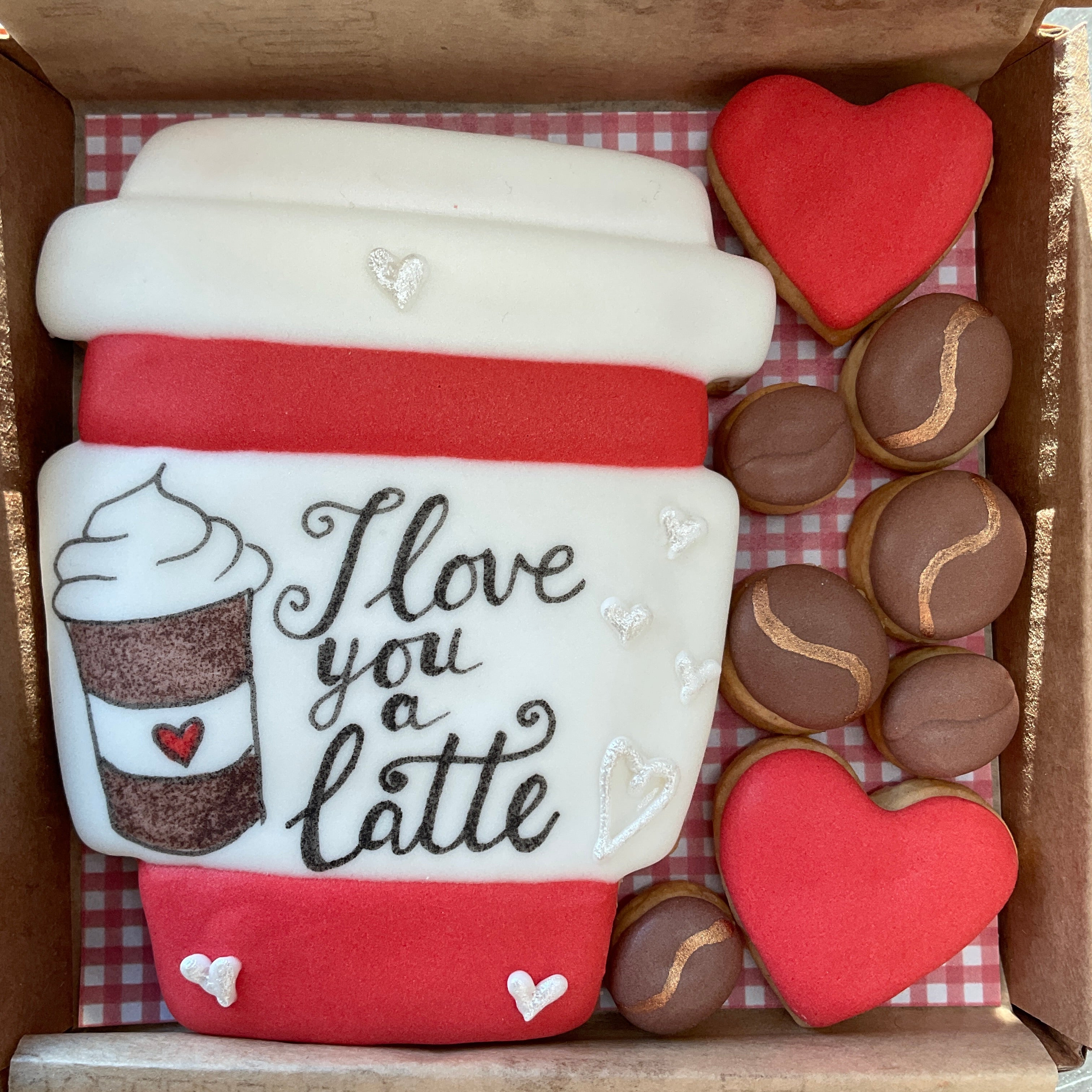 Love you a Latte Cookie Card