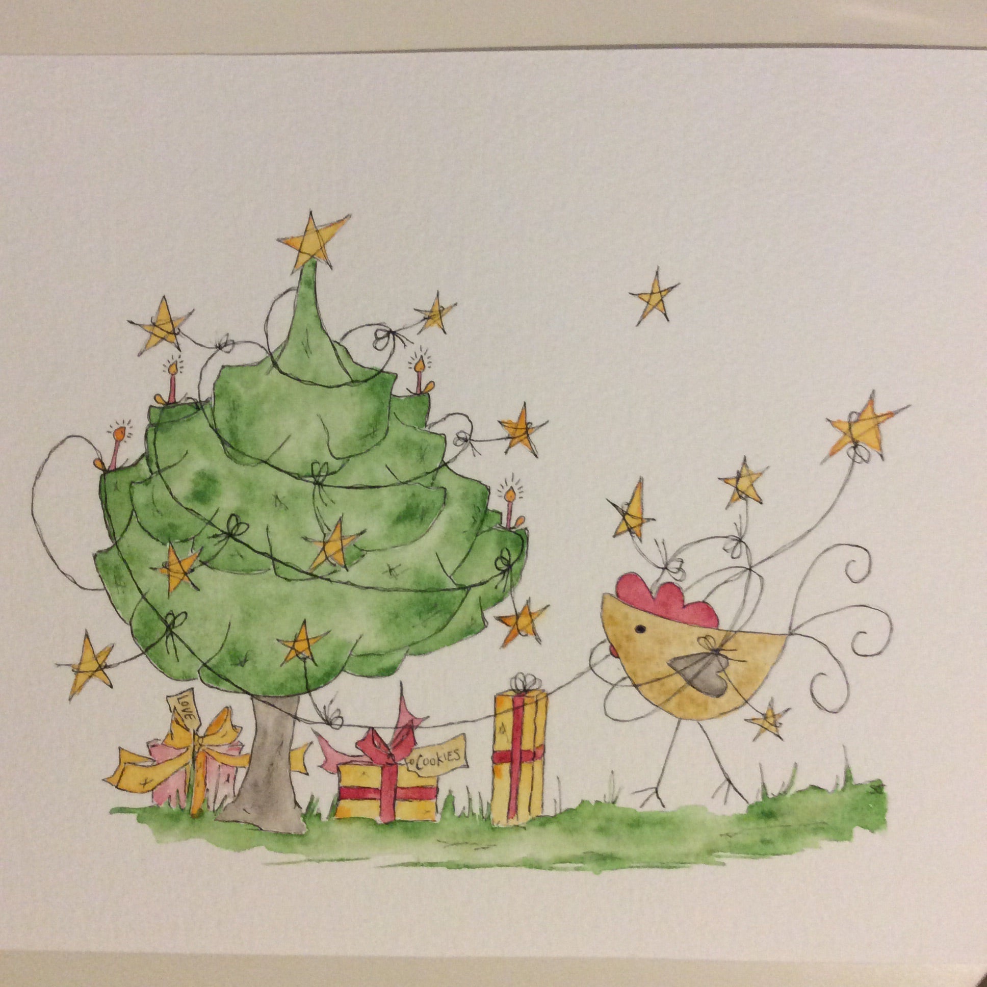 Happy Christmas Greetings Card
