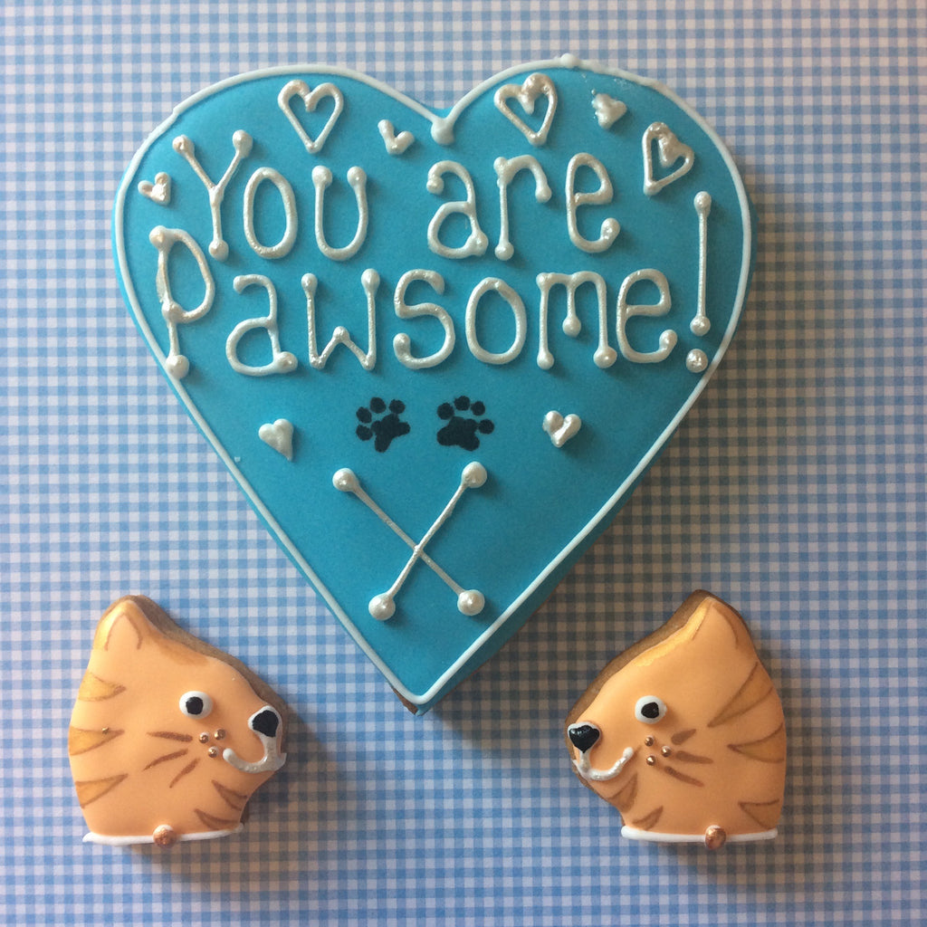 You are Pawsome (Cats) loveheart - A Little Box of Joy