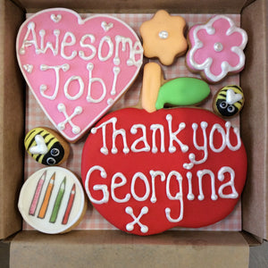Teacher Apple Thank you Cookie Box