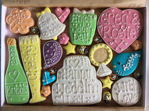 Wedding / Wedding Anniversary Cookie box (Large)