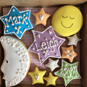 Little Box of Joy - Moon and Stars Cookie Box