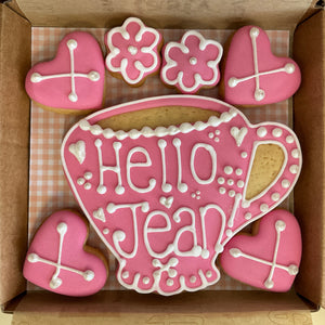 Love and Hugs Teacup Cookies