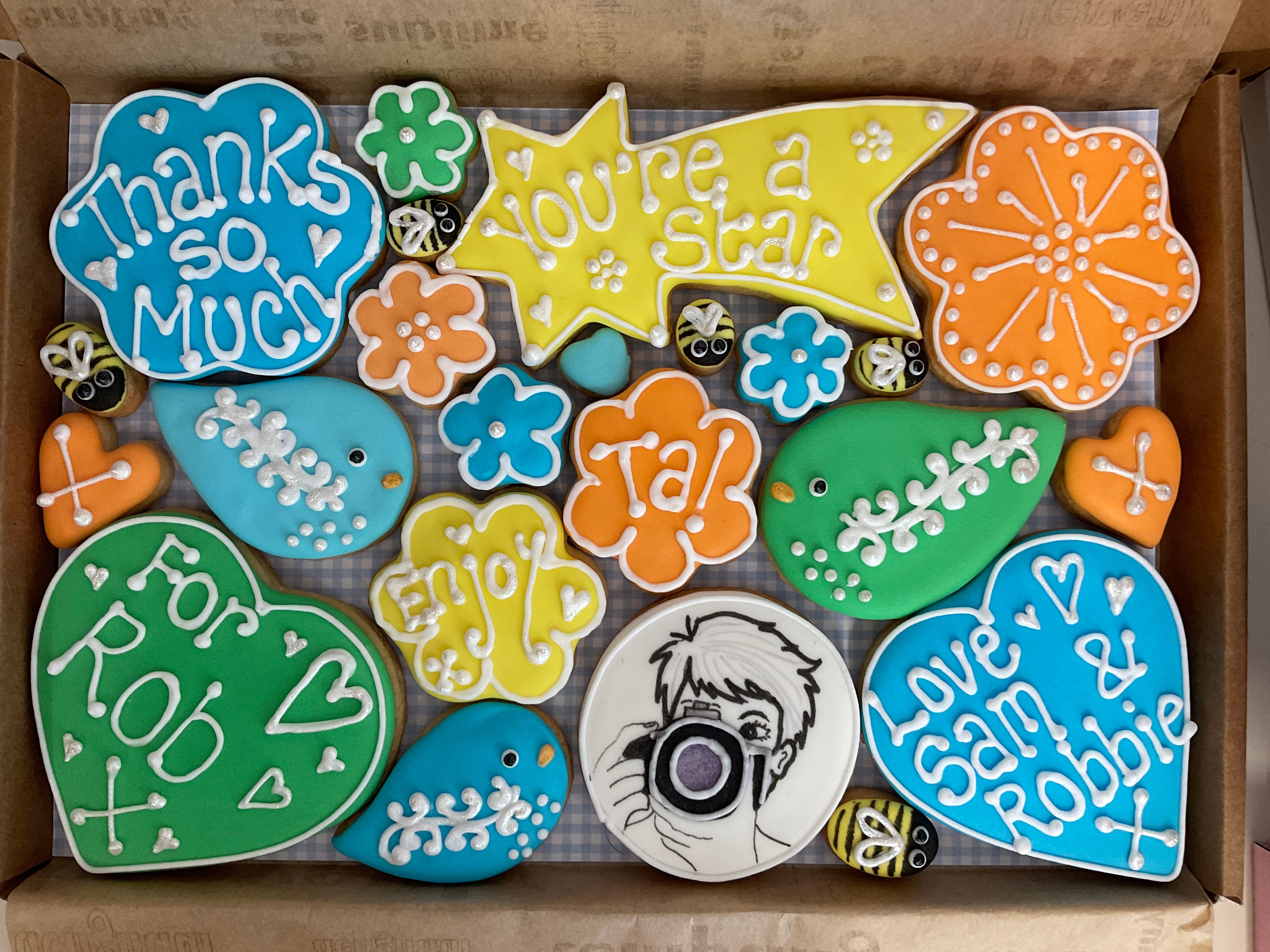 Corporate Thank You Cookie Box (Large)