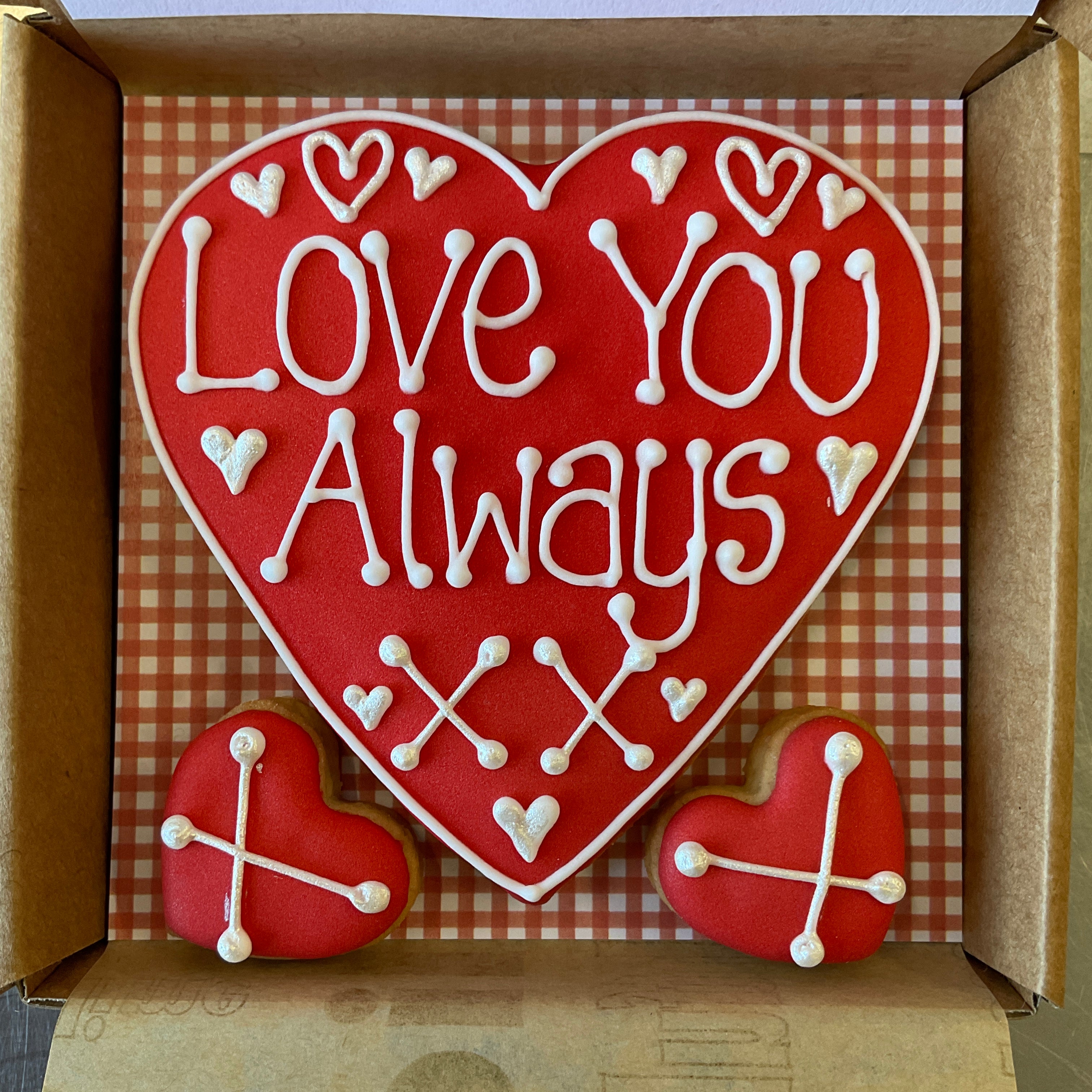 Love Heart Cookie Card