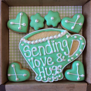 Love and Hugs Teacup Cookies