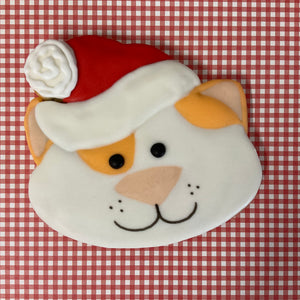 Christmas Cat in a hat Cookie Box