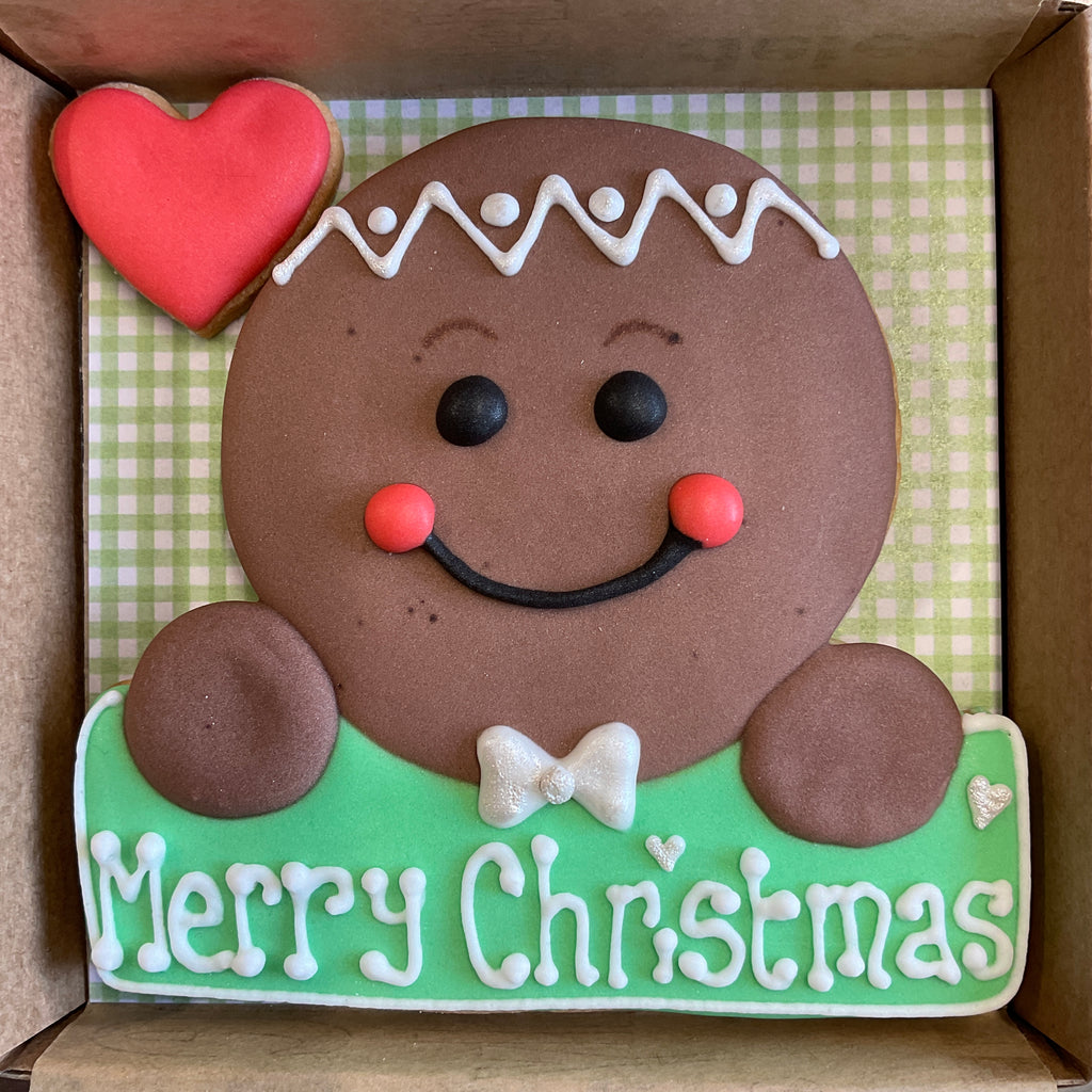 Christmas Gingerbread Boy Cookie