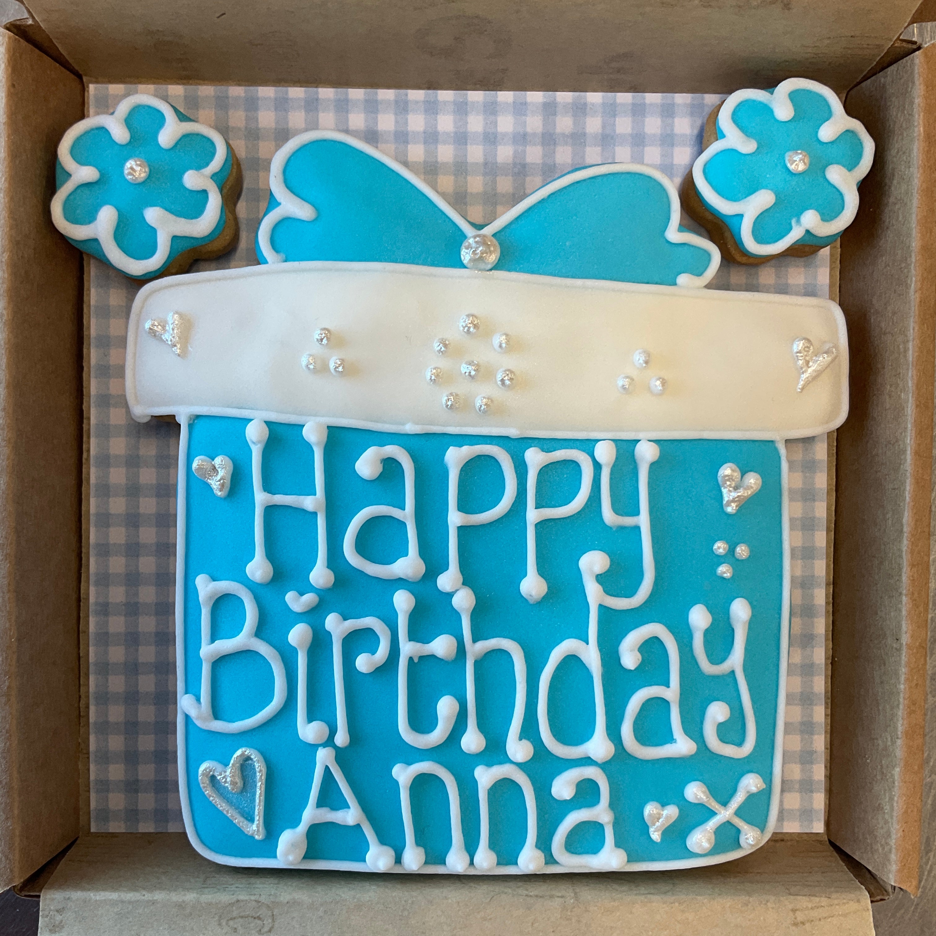 Birthday Present Cookie Card - Little Box of Joy